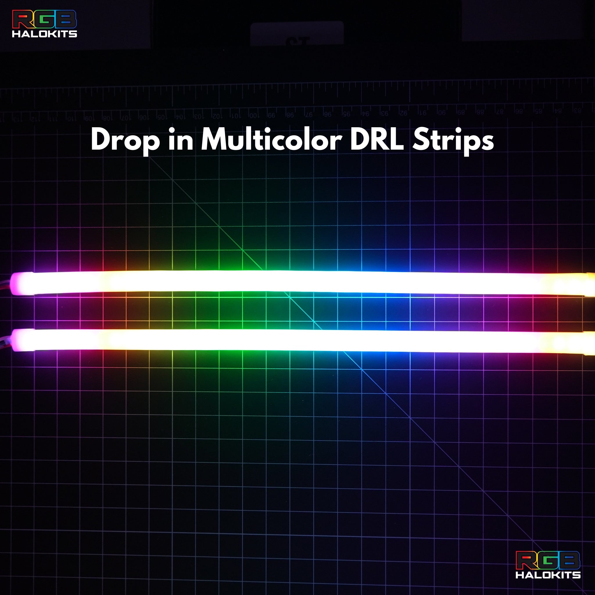 Honda Civic Multicolor Flow Series DRL Boards (2016-2021) – Custom Multicolor LED Lighting by RGB Halo Kits