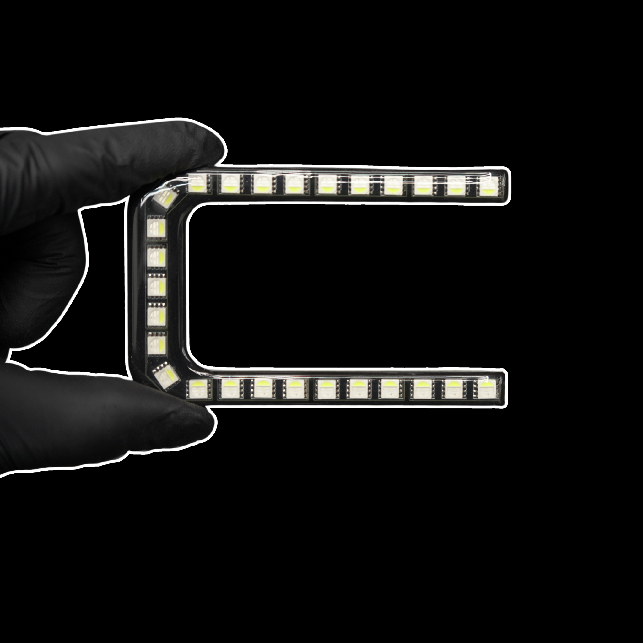 GMC LED Emblem: (Replacement Letters) – Custom Multicolor LED Lighting by RGB Halo Kits