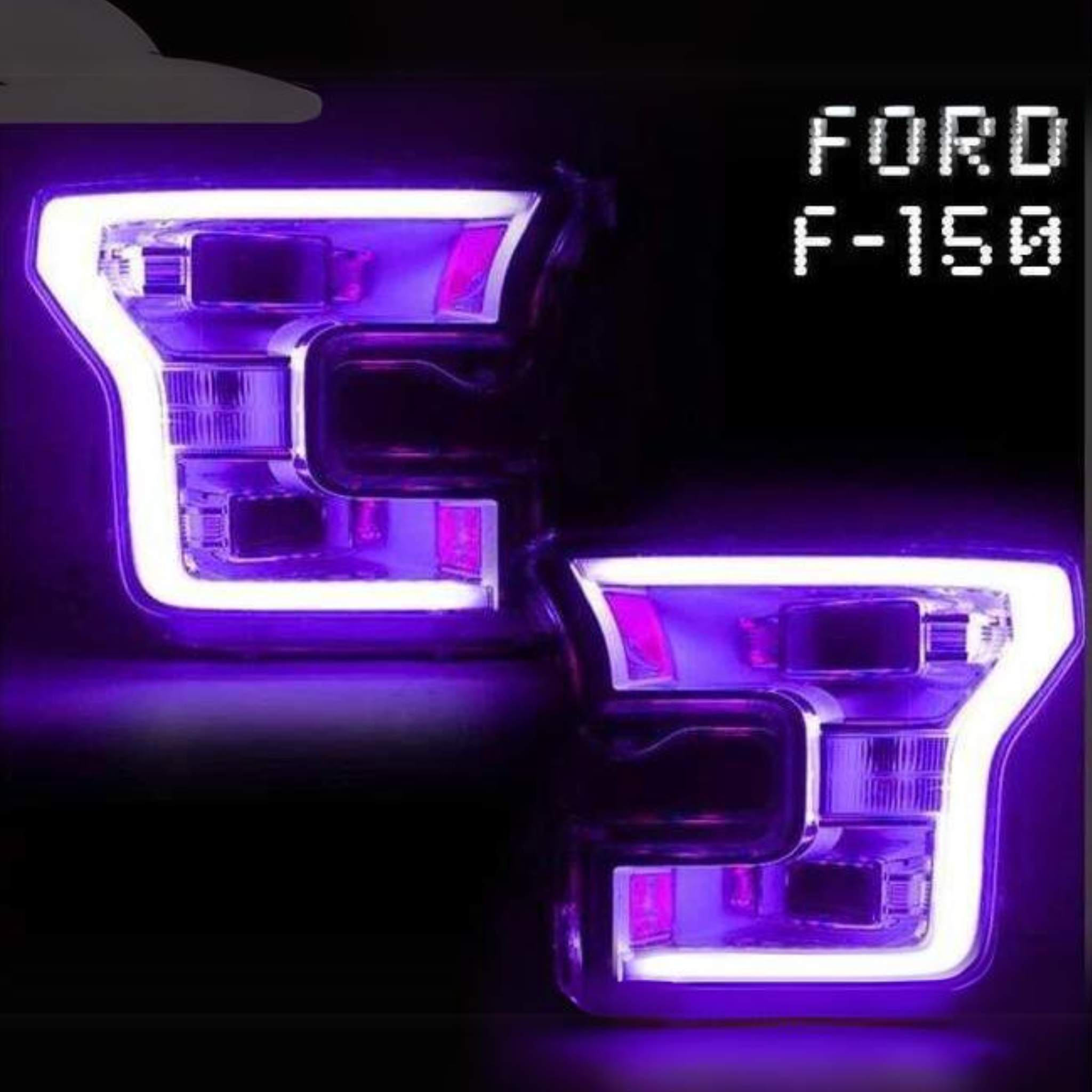Ford F150 multicolor Flow DRL Boards (2015-2017) – Custom Multicolor LED Lighting by RGB Halo Kits