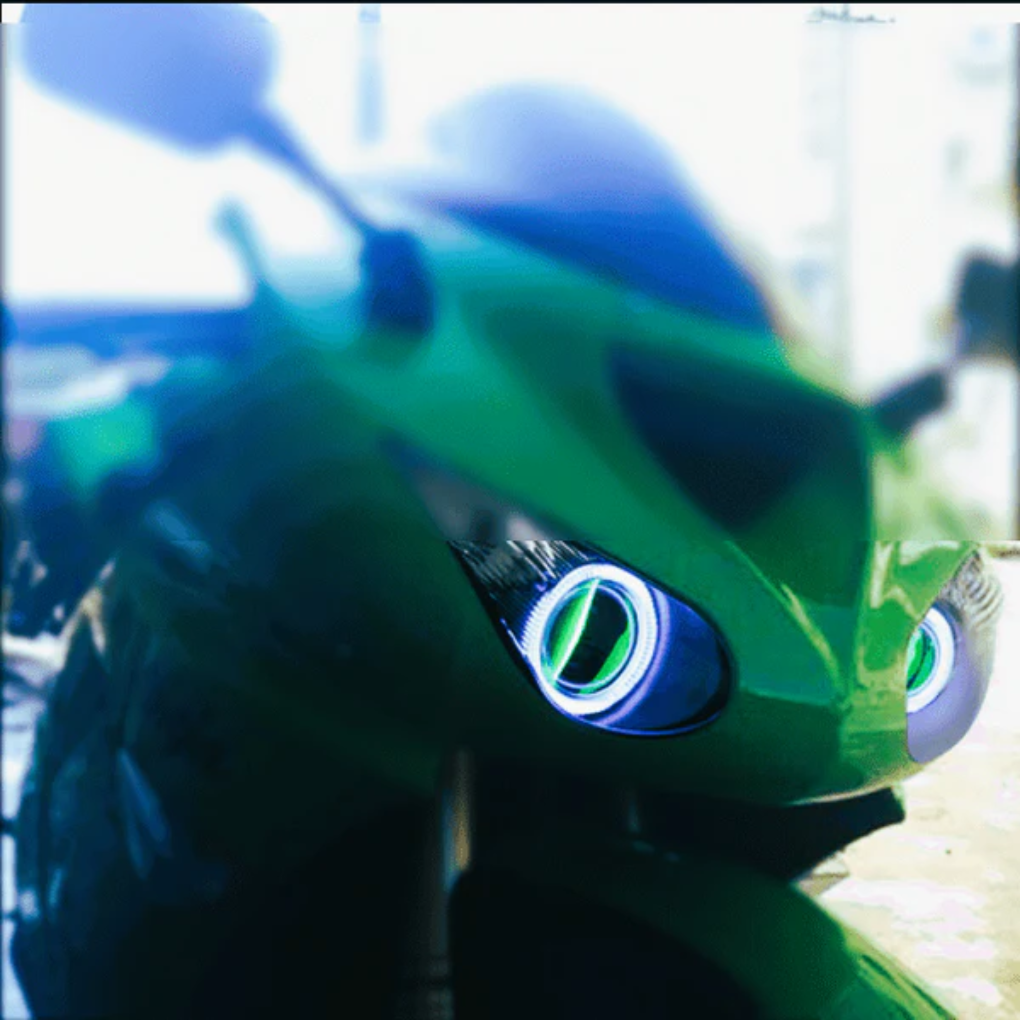 Kawasaki ZX10R Motorcycle Multicolor Halo Kit (2006-2010) – Custom Multicolor LED Lighting by RGB Halo Kits
