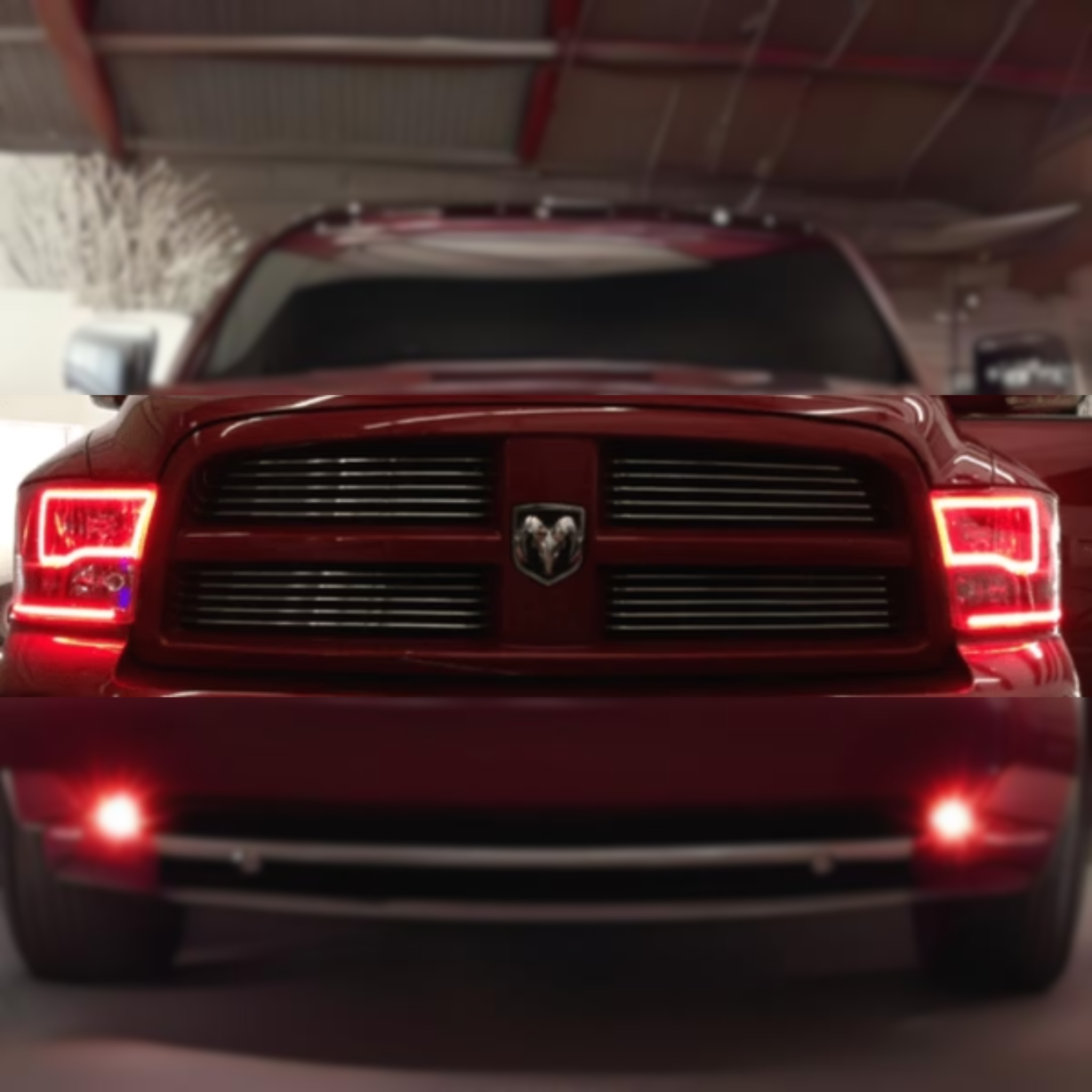 Ram Quad Multicolor Flow Series Halo Kit (2009-2018) – Custom Multicolor LED Lighting by RGB Halo Kits