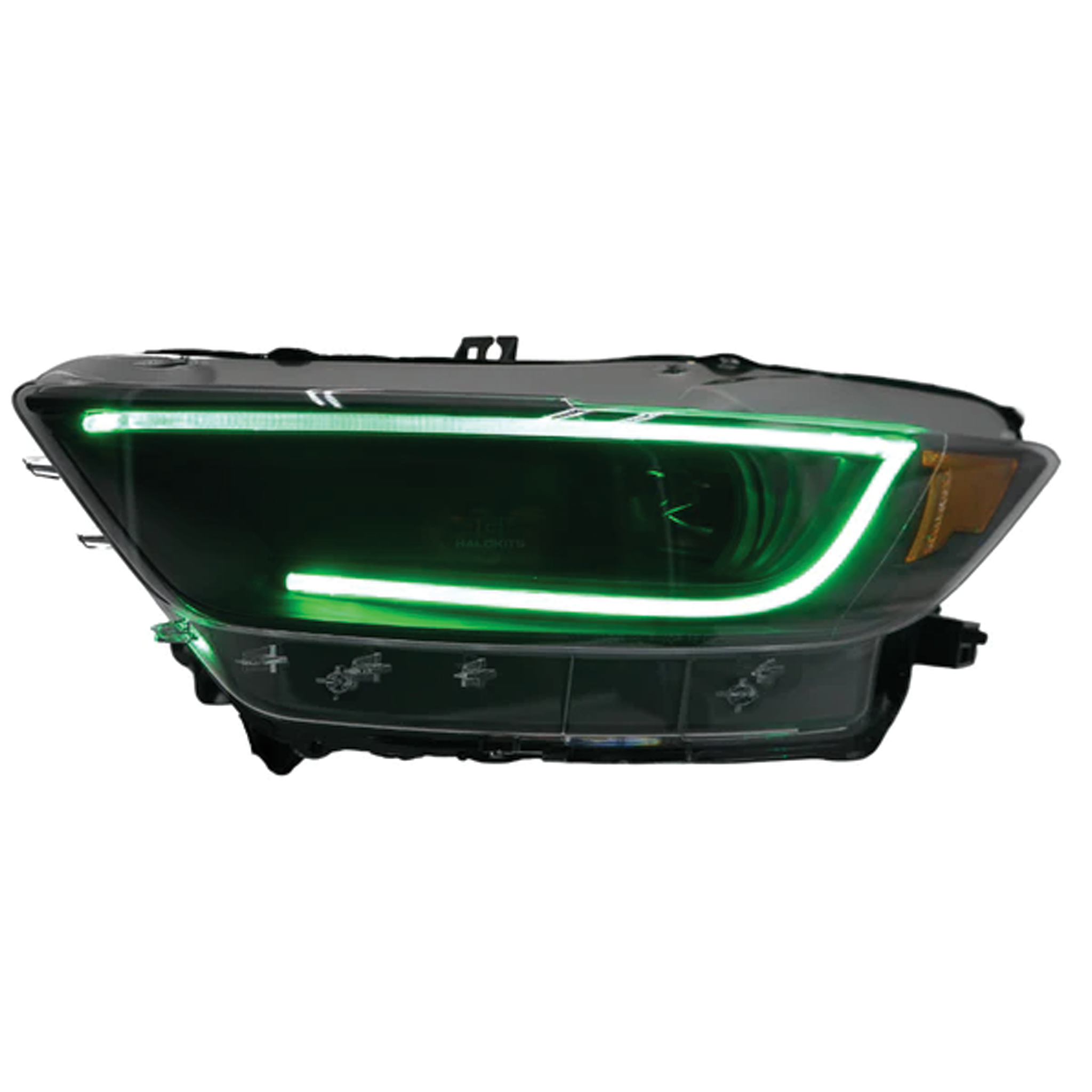 Ford Mustang: Multicolor Headlights (2015-2017) | XB Morimoto – Custom Multicolor LED Lighting by RGB Halo Kits