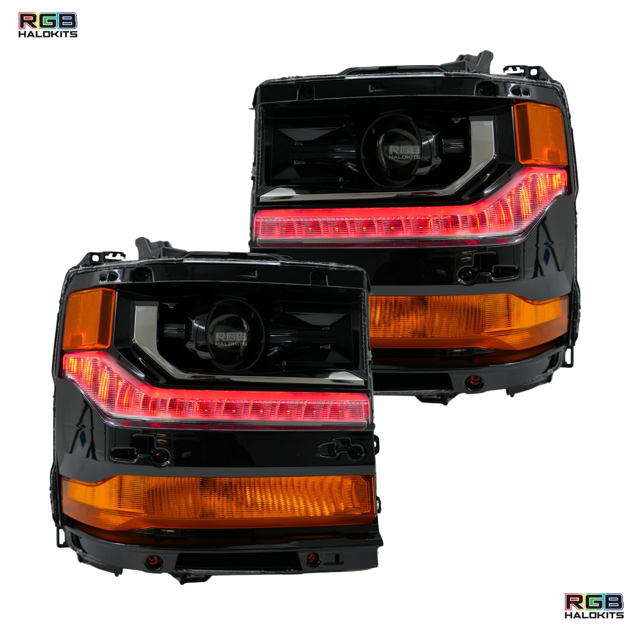 Chevrolet Silverado Multicolor Flow Serries DRL Boards (2016-2018) – Custom Multicolor LED Lighting by RGB Halo Kits