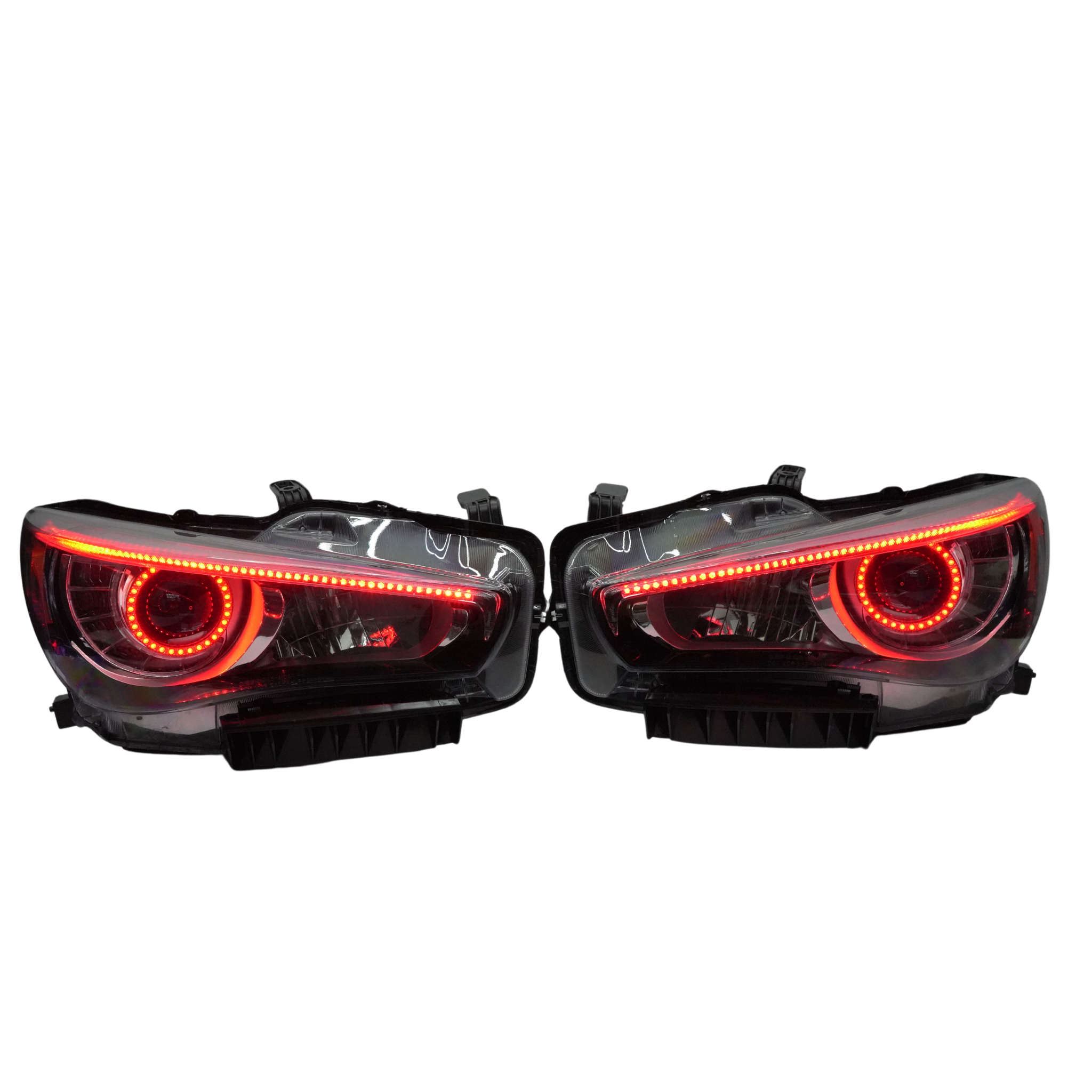 Infiniti Q50: Multicolor Headlights (2014-2024) – Custom Multicolor LED Lighting by RGB Halo Kits