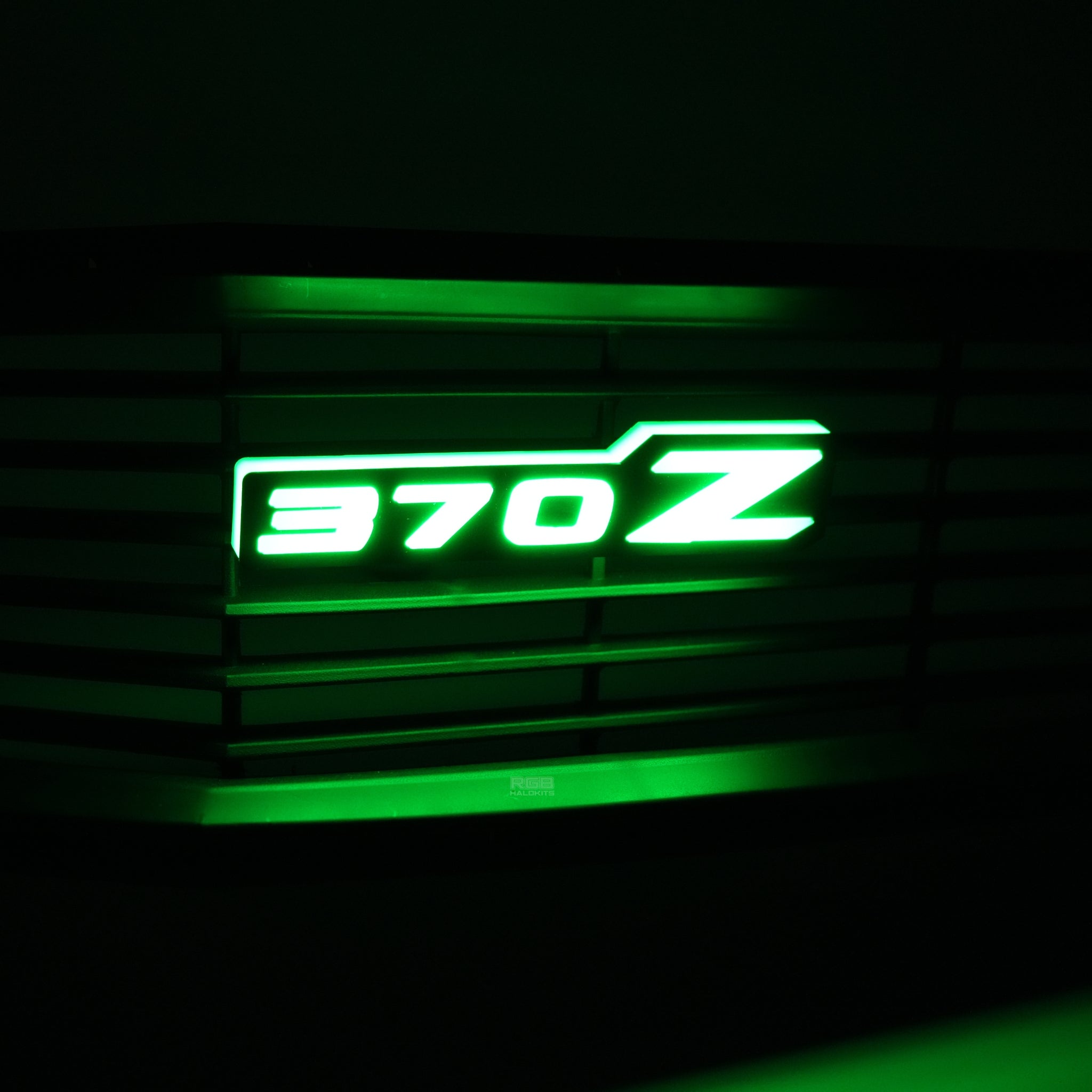 Nissan 370z LED Badge: (Multicolor Flow) – Custom Multicolor LED Lighting by RGB Halo Kits