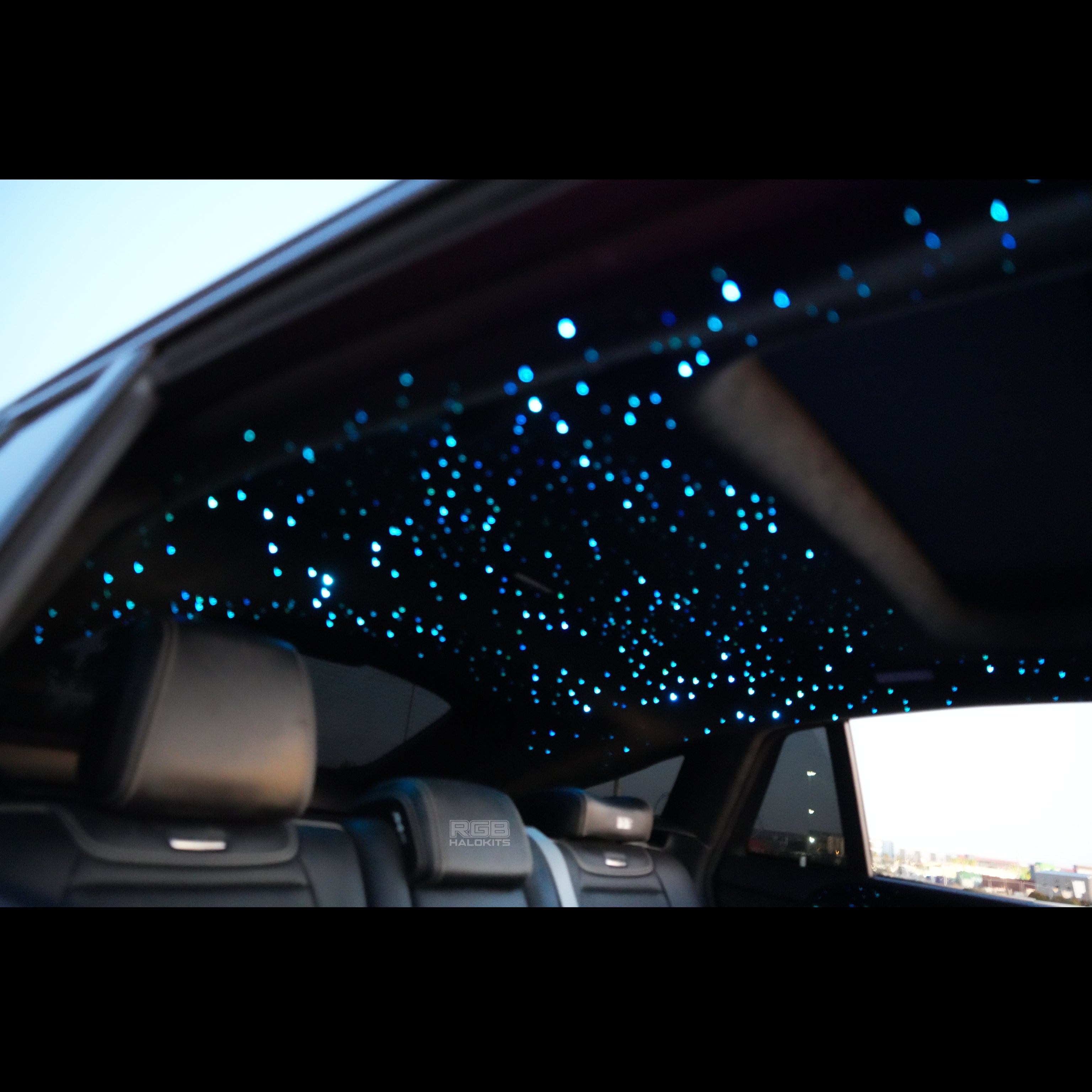 RGBW Twinkle Starlight Headliner Kit – 650 or 1,000 Stars – Custom Multicolor LED Lighting by RGB Halo Kits