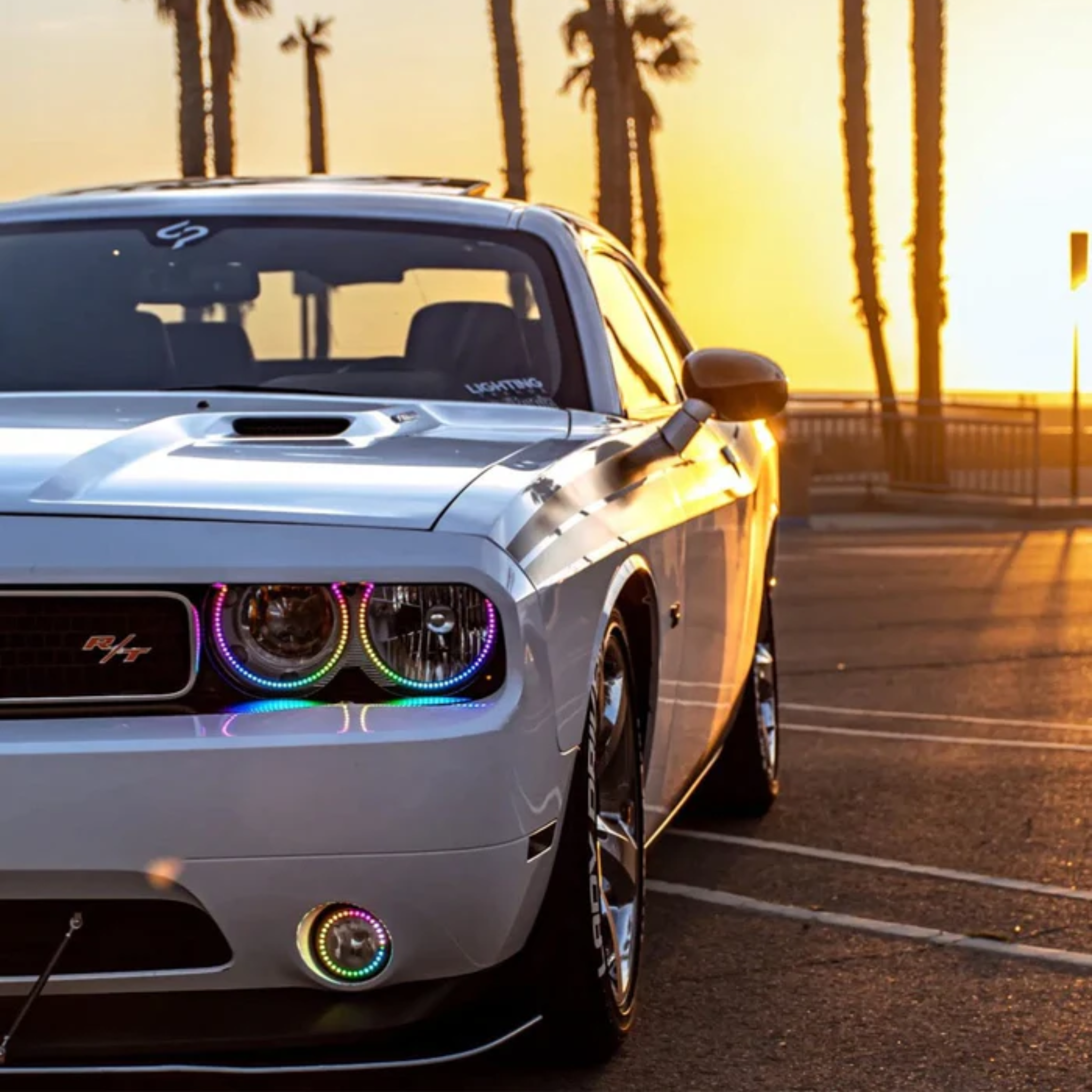 Dodge Challenger Multicolor Halo Kit (2008-2014) – Custom Multicolor LED Lighting by RGB Halo Kits