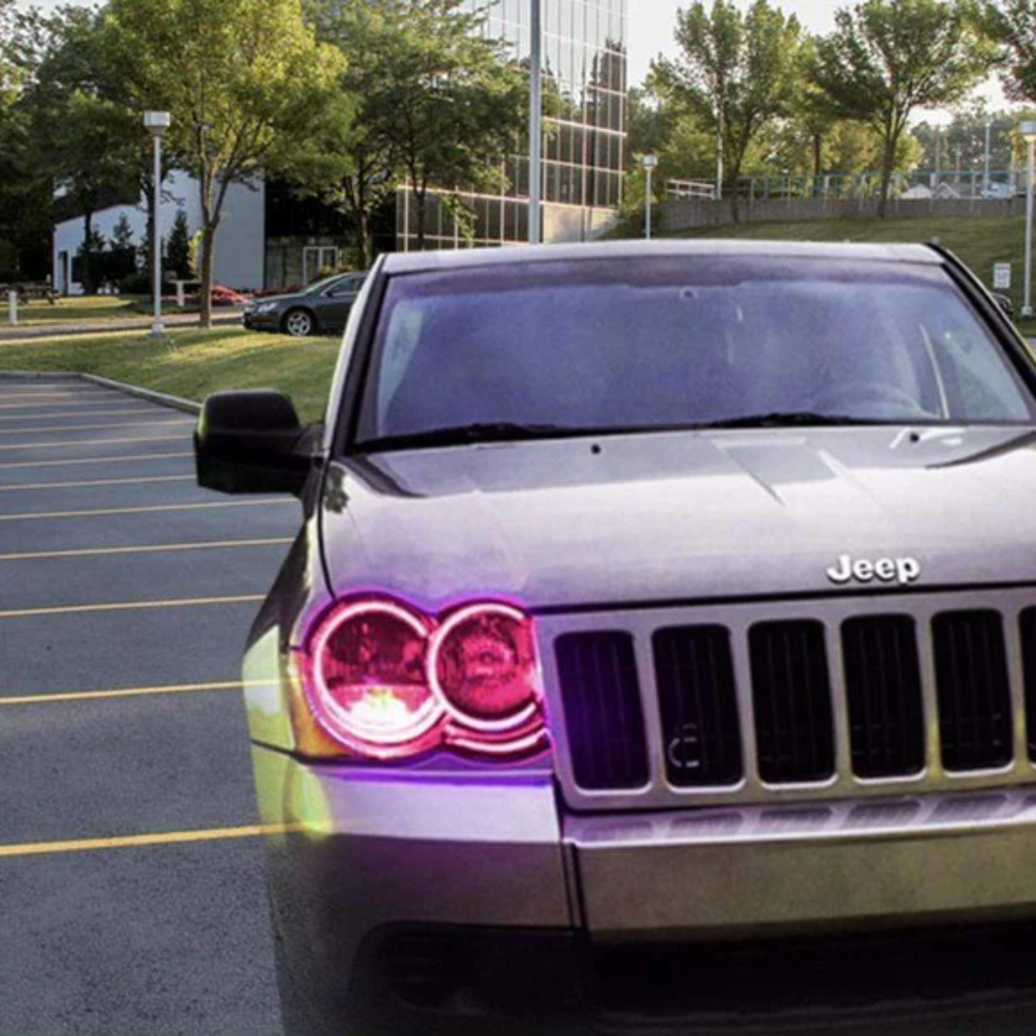Jeep Grand Cherokee Multicolor Halo Kit (2005-2010) – Custom Multicolor LED Lighting by RGB Halo Kits