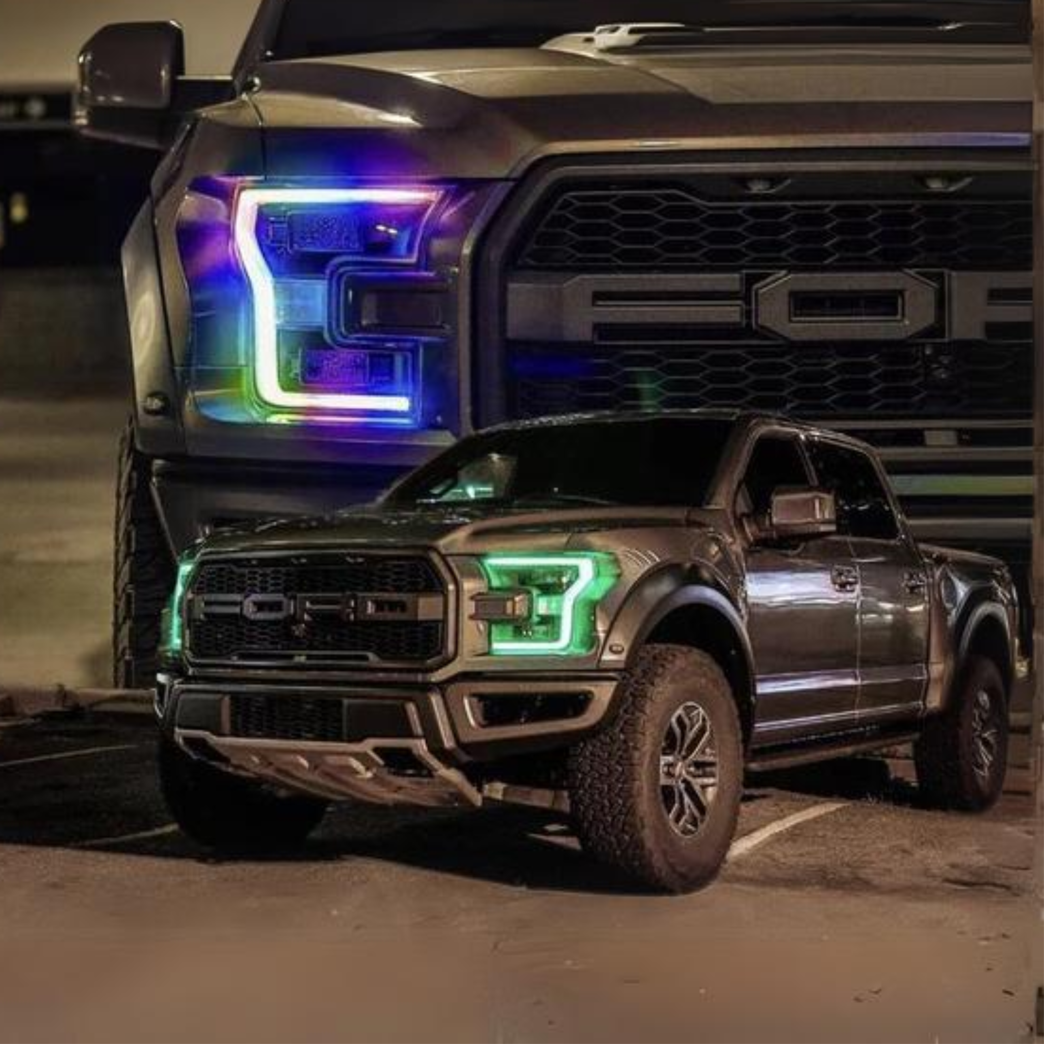 Ford F150 Multicolor Halo Kit Flow Series (2015-2017) – Custom Multicolor LED Lighting by RGB Halo Kits