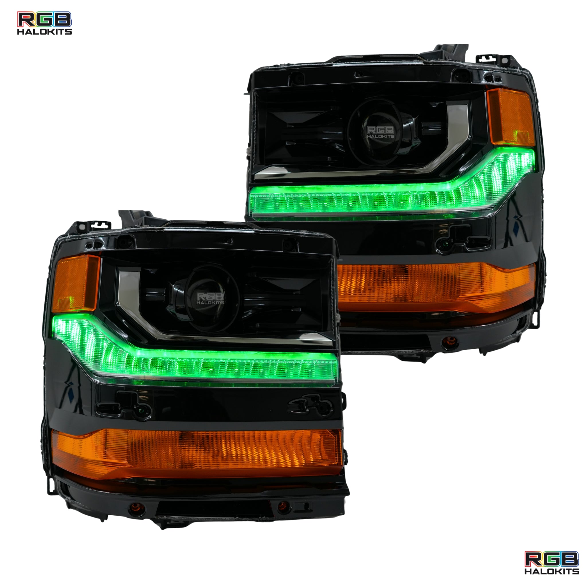 Chevrolet Silverado Multicolor Flow Serries DRL Boards (2016-2018) – Custom Multicolor LED Lighting by RGB Halo Kits