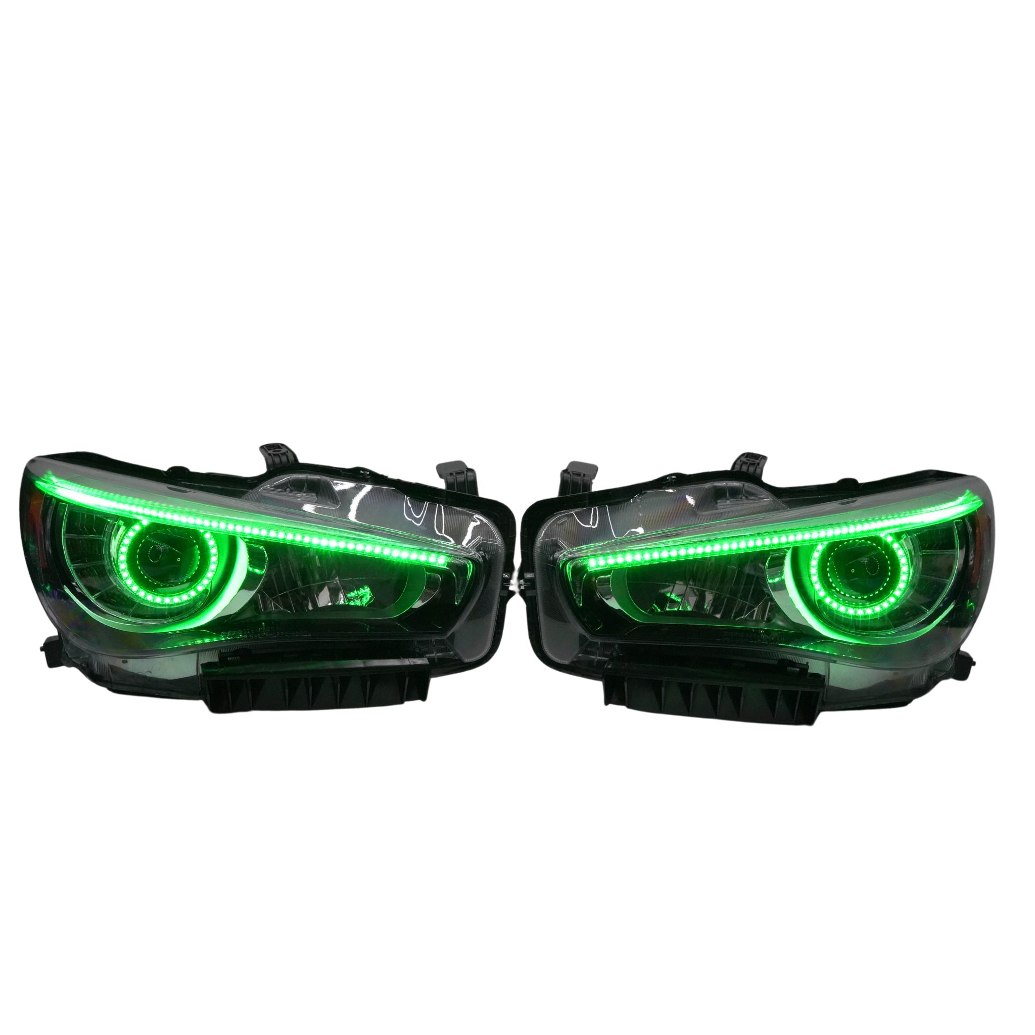 Infiniti Q50: Multicolor Headlights (2014-2024) – Custom Multicolor LED Lighting by RGB Halo Kits