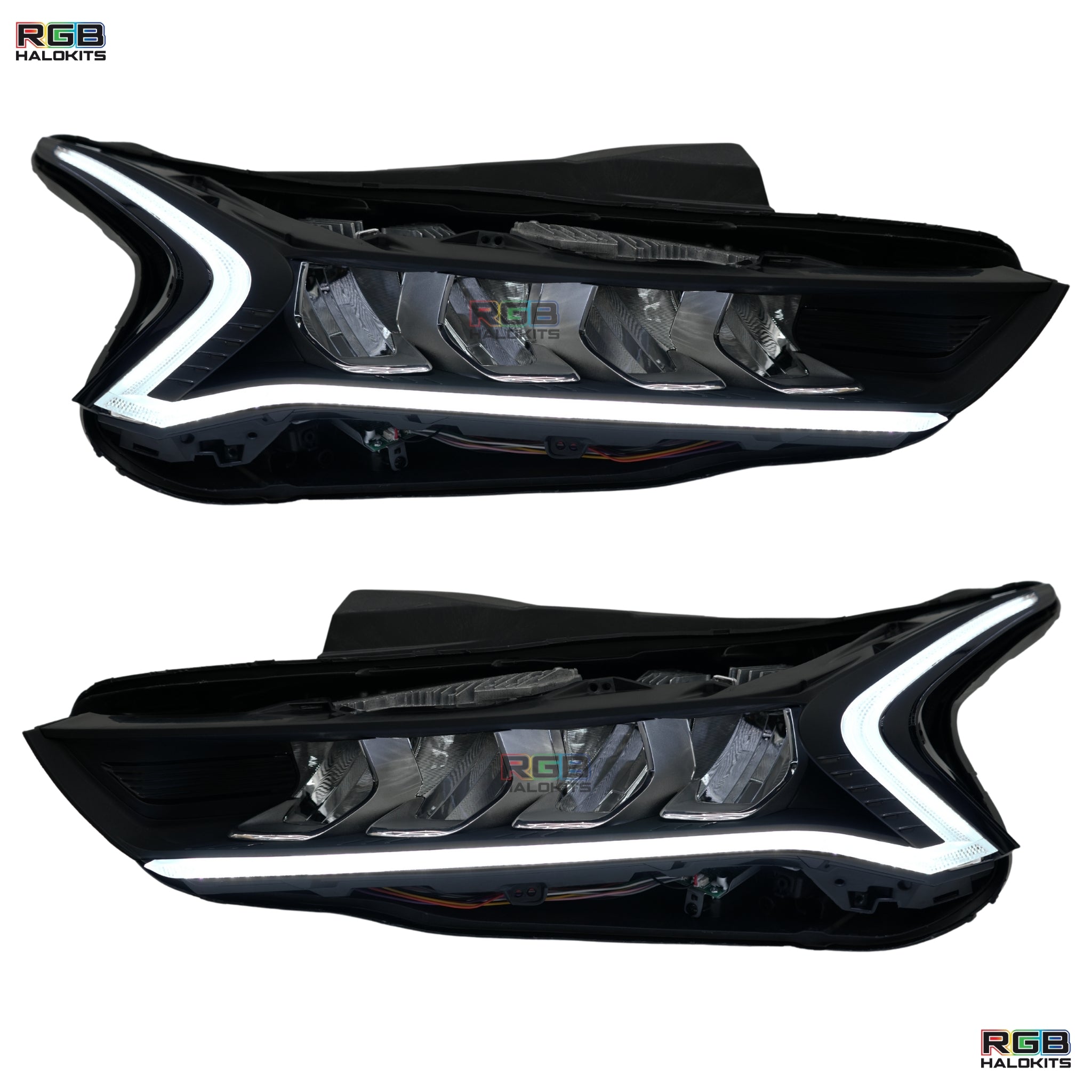 Kia K5: Multicolor Flow Series LED Headlights (2021-2024) – Custom Multicolor LED Lighting by RGB Halo Kits