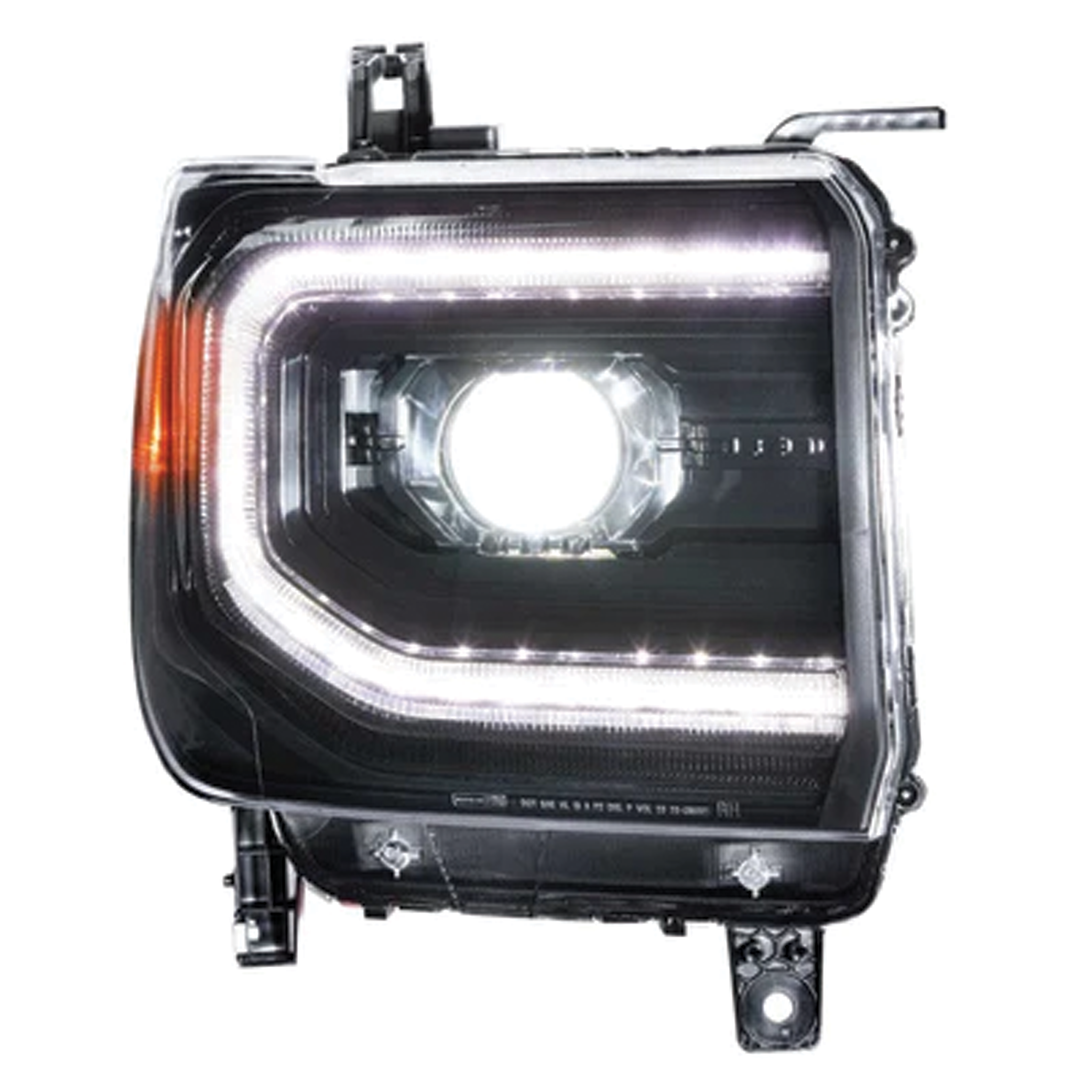 GMC Sierra: LED Headlights (2014 - 2018) | XB – Custom Multicolor LED Lighting by RGB Halo Kits