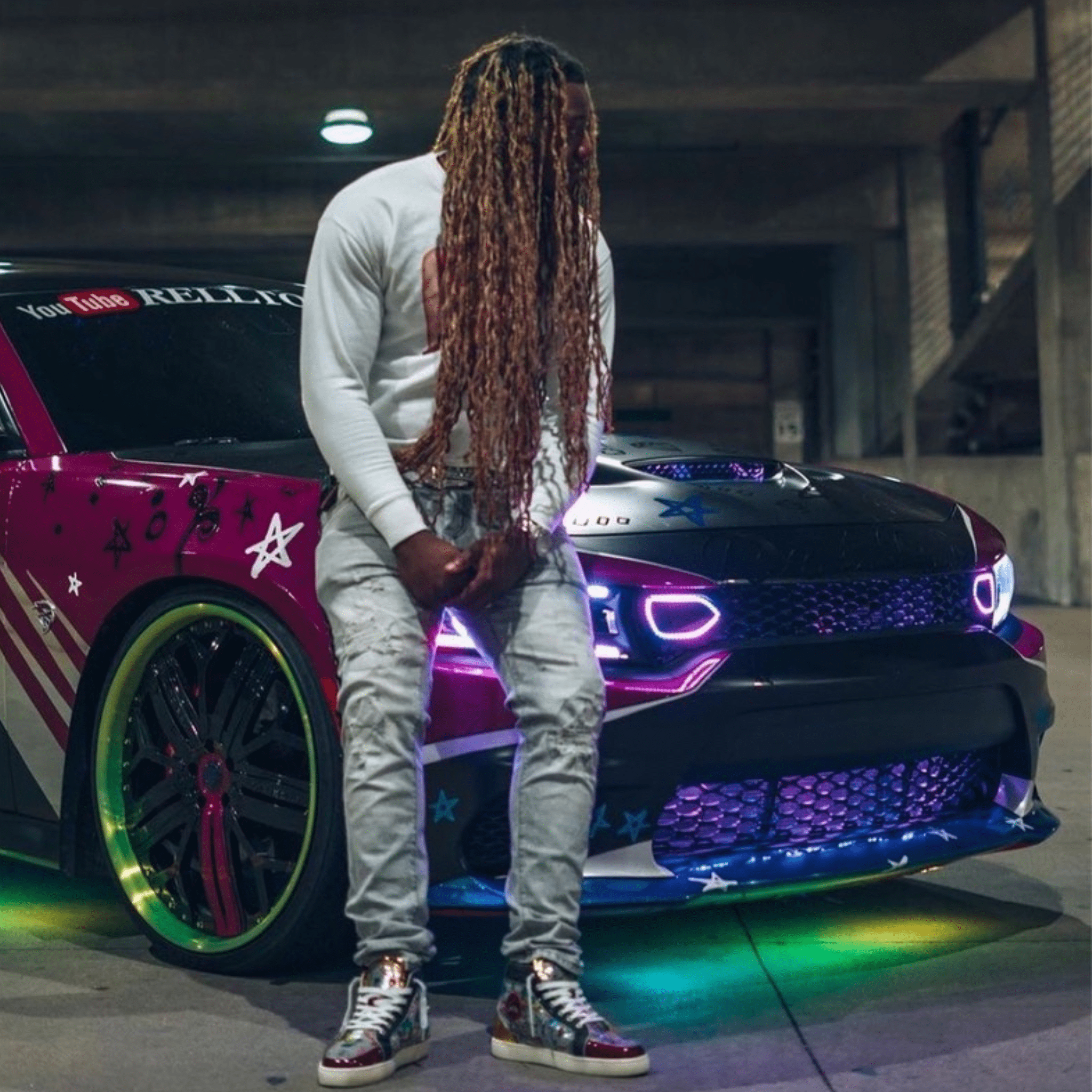 Dodge Charger Snorkel Air Intake Multicolor Halo Kit (2019-2023) – Custom Multicolor LED Lighting by RGB Halo Kits