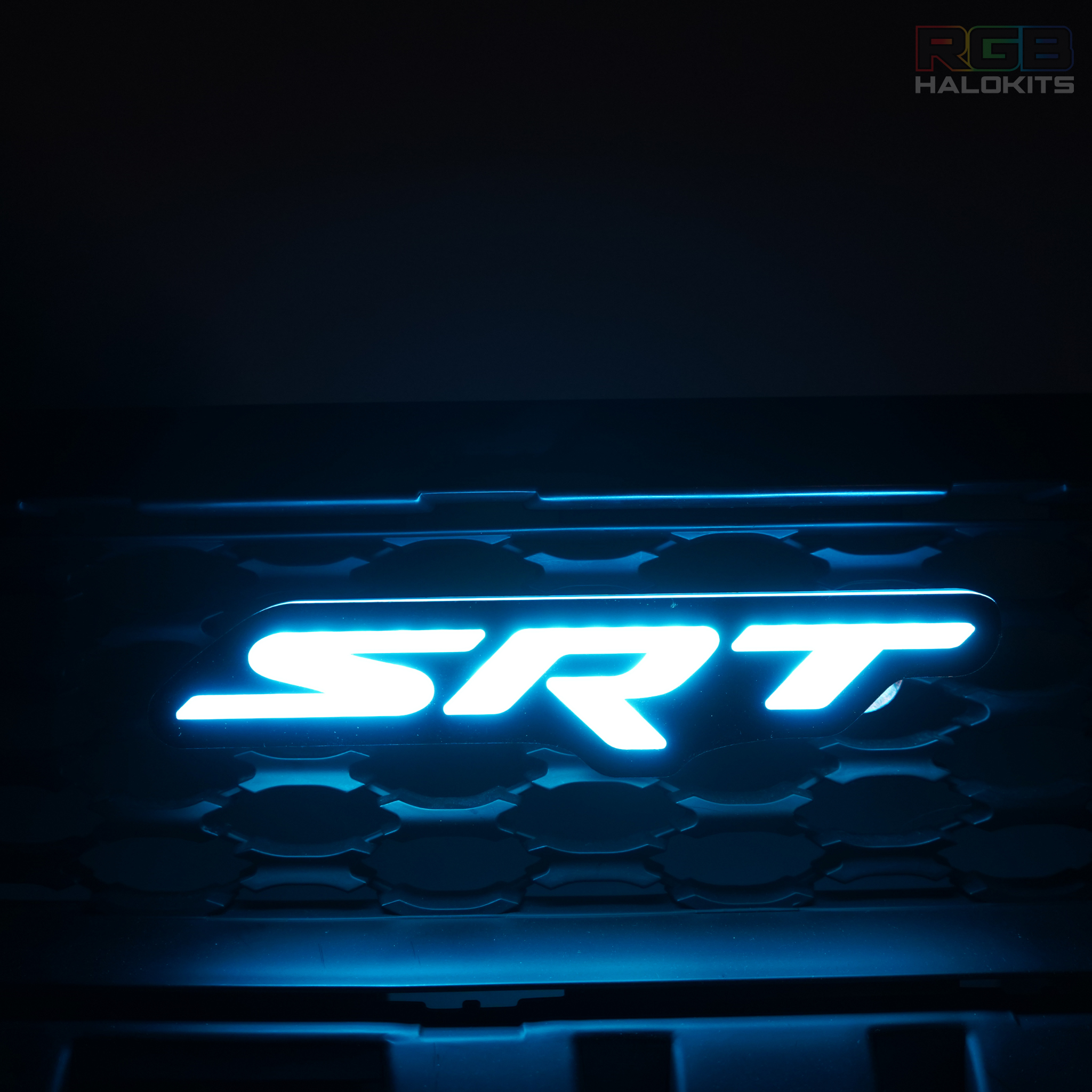 SRT LED Emblem Badge: (Multicolor) – Custom Multicolor LED Lighting by RGB Halo Kits