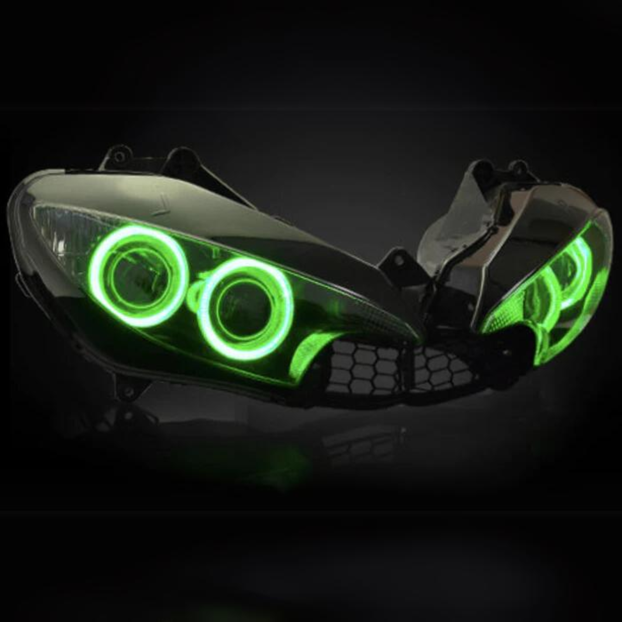 Yamaha R6 Motorcycle Multicolor Halo Kit (2003-2005) – Custom Multicolor LED Lighting by RGB Halo Kits