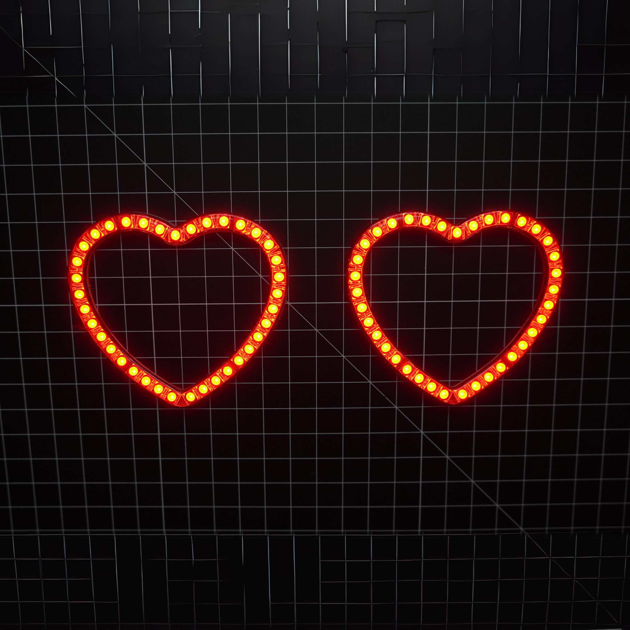 Heart Halo Rings | Multicolor Flow Series – Custom Multicolor LED Lighting by RGB Halo Kits