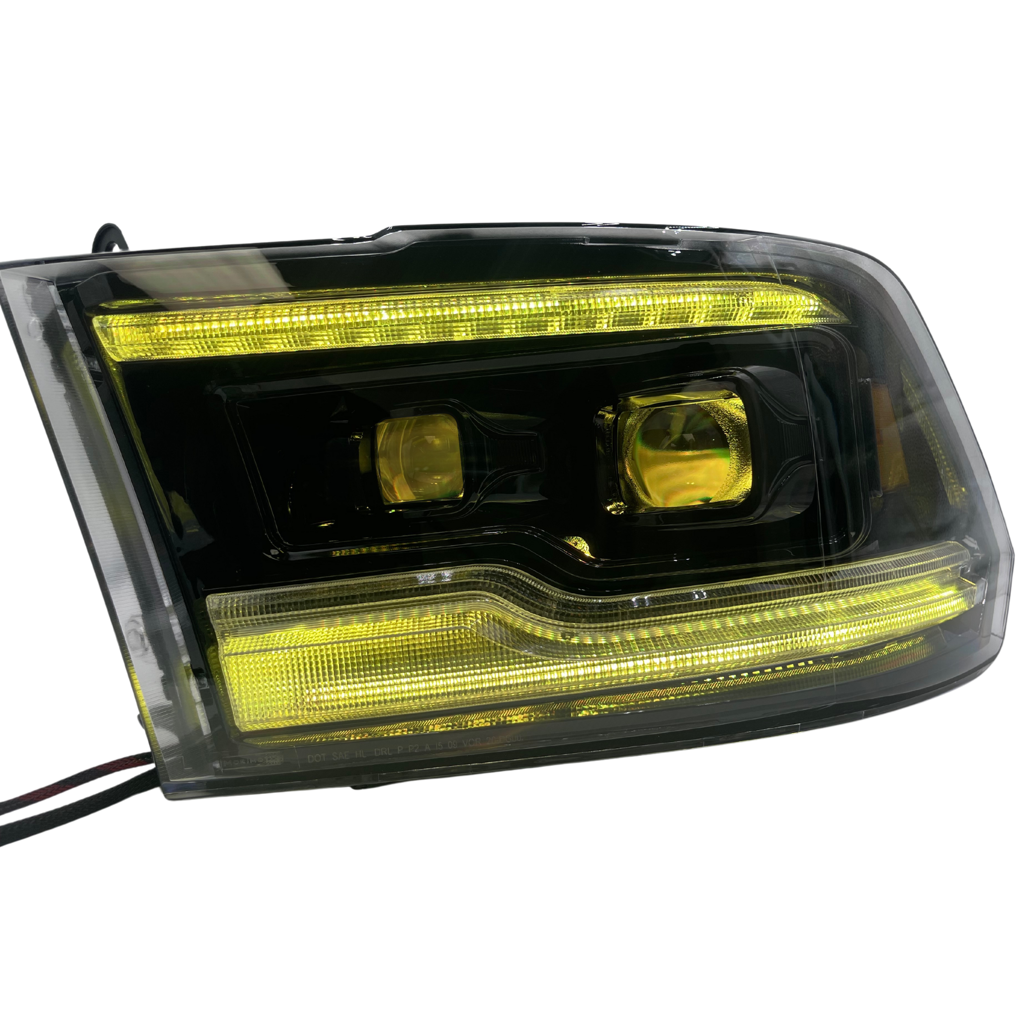Ram 1500/HD: Multicolor Flow Series Headlights (2009-2018) | XB Morimoto – Custom Multicolor LED Lighting by RGB Halo Kits