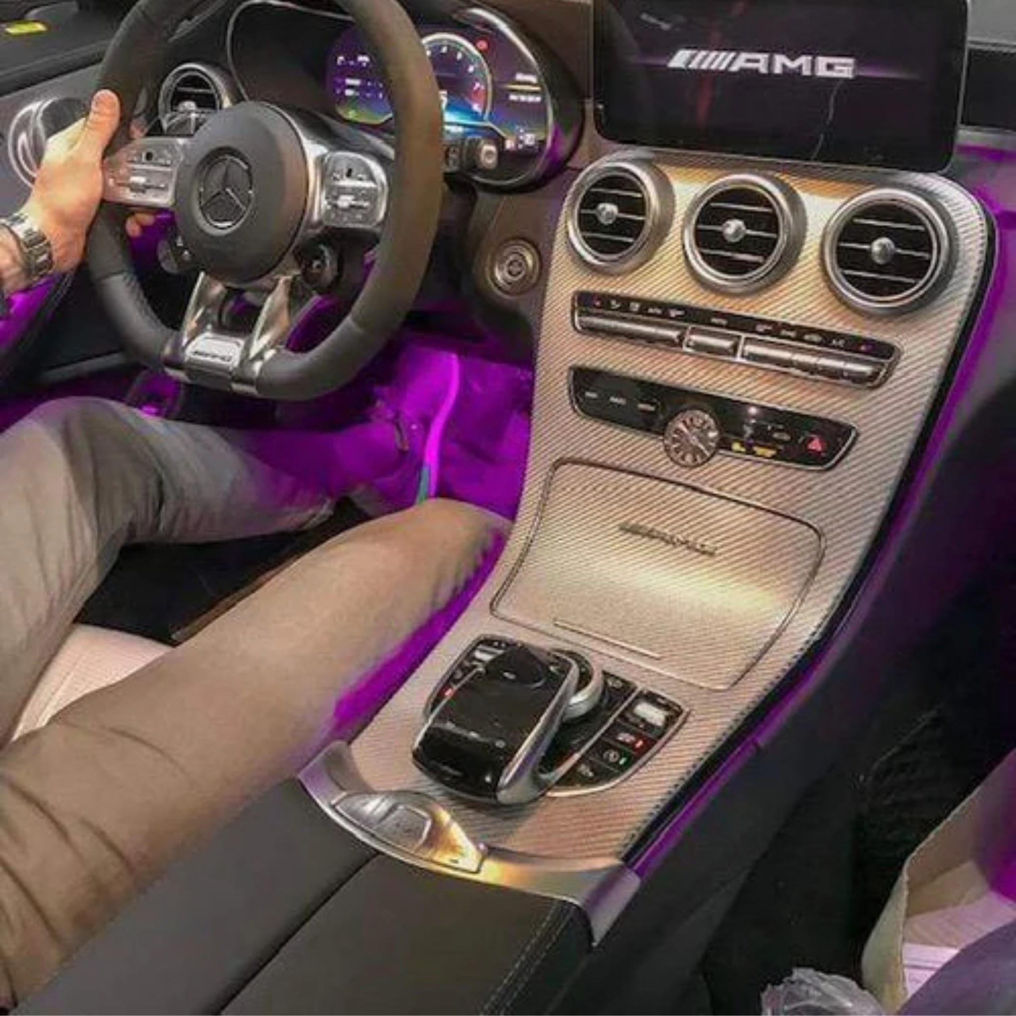 Interior Footwell Ambient Lighting Kit | Front + Rear Coverage – Custom Multicolor LED Lighting by RGB Halo Kits