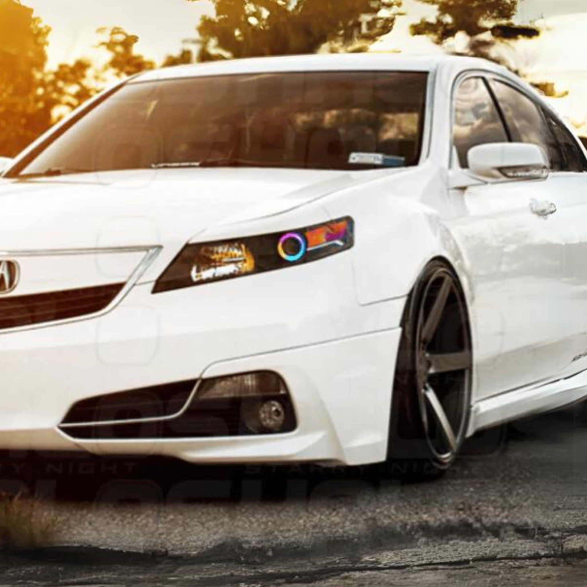 Acura TL Multicolor Halo Kit (2009-2014) – Custom Multicolor LED Lighting by RGB Halo Kits