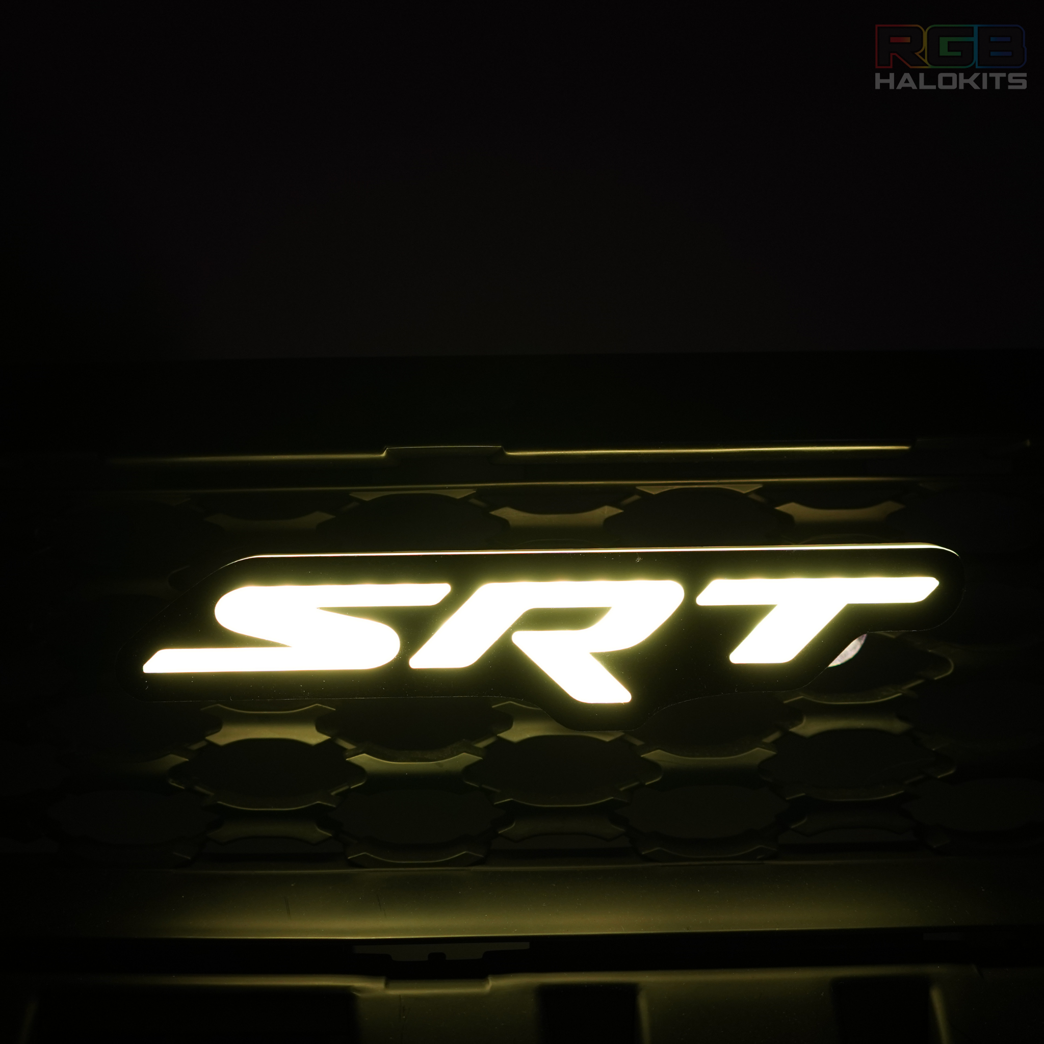 SRT LED Emblem Badge: (Multicolor) – Custom Multicolor LED Lighting by RGB Halo Kits