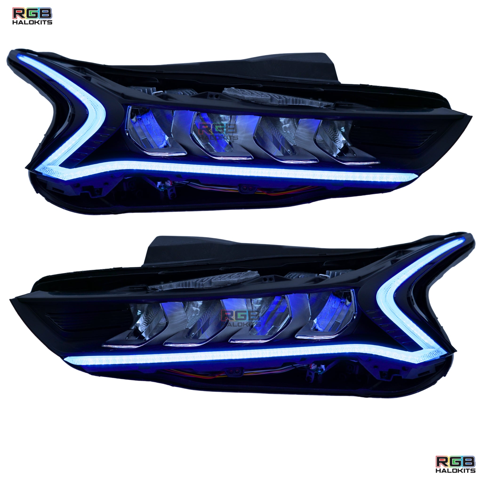 Kia K5: Multicolor Flow Series LED Headlights (2021-2024) – Custom Multicolor LED Lighting by RGB Halo Kits