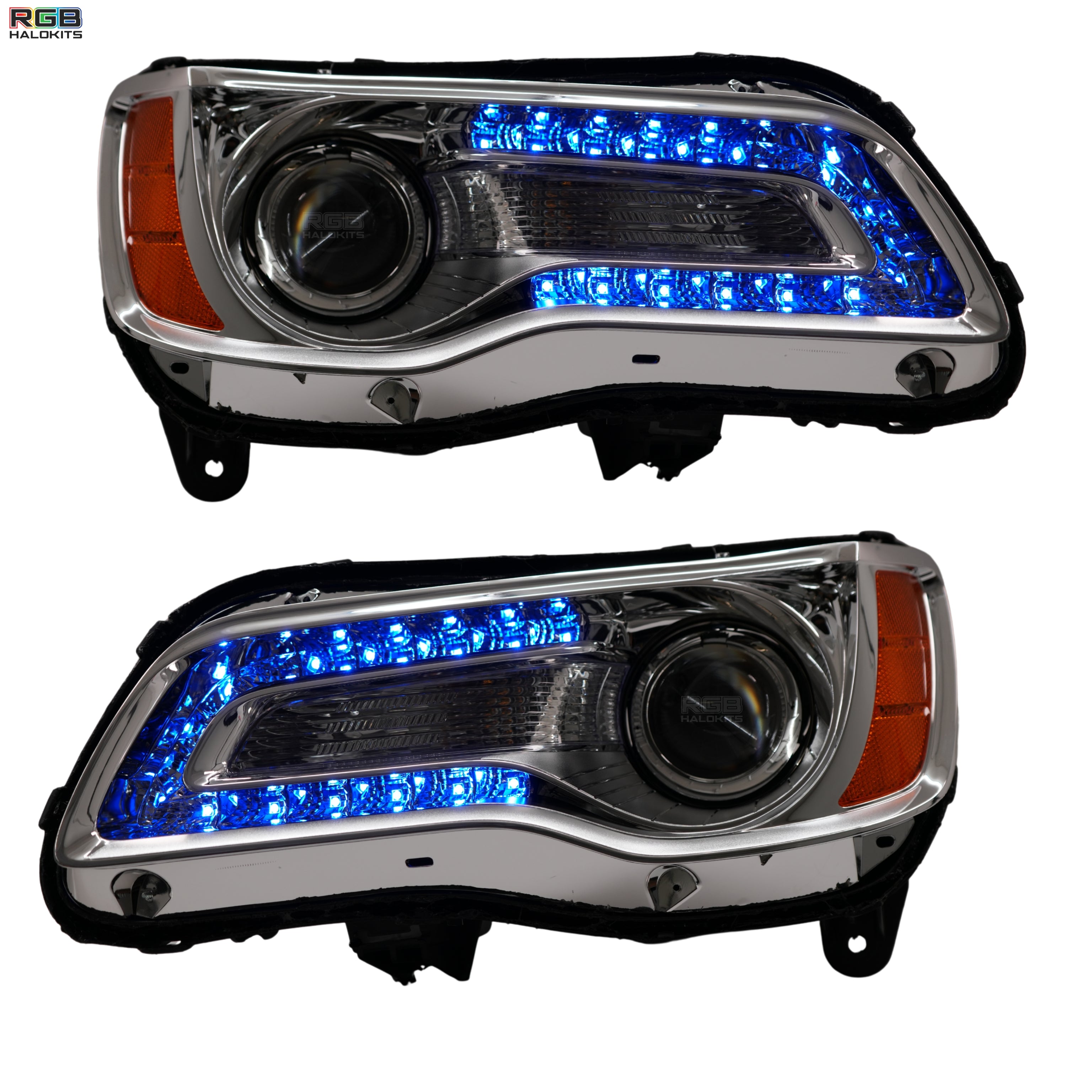 Chrysler 300 Multicolor Flow DRL Boards (2011-2023) – Custom Multicolor LED Lighting by RGB Halo Kits