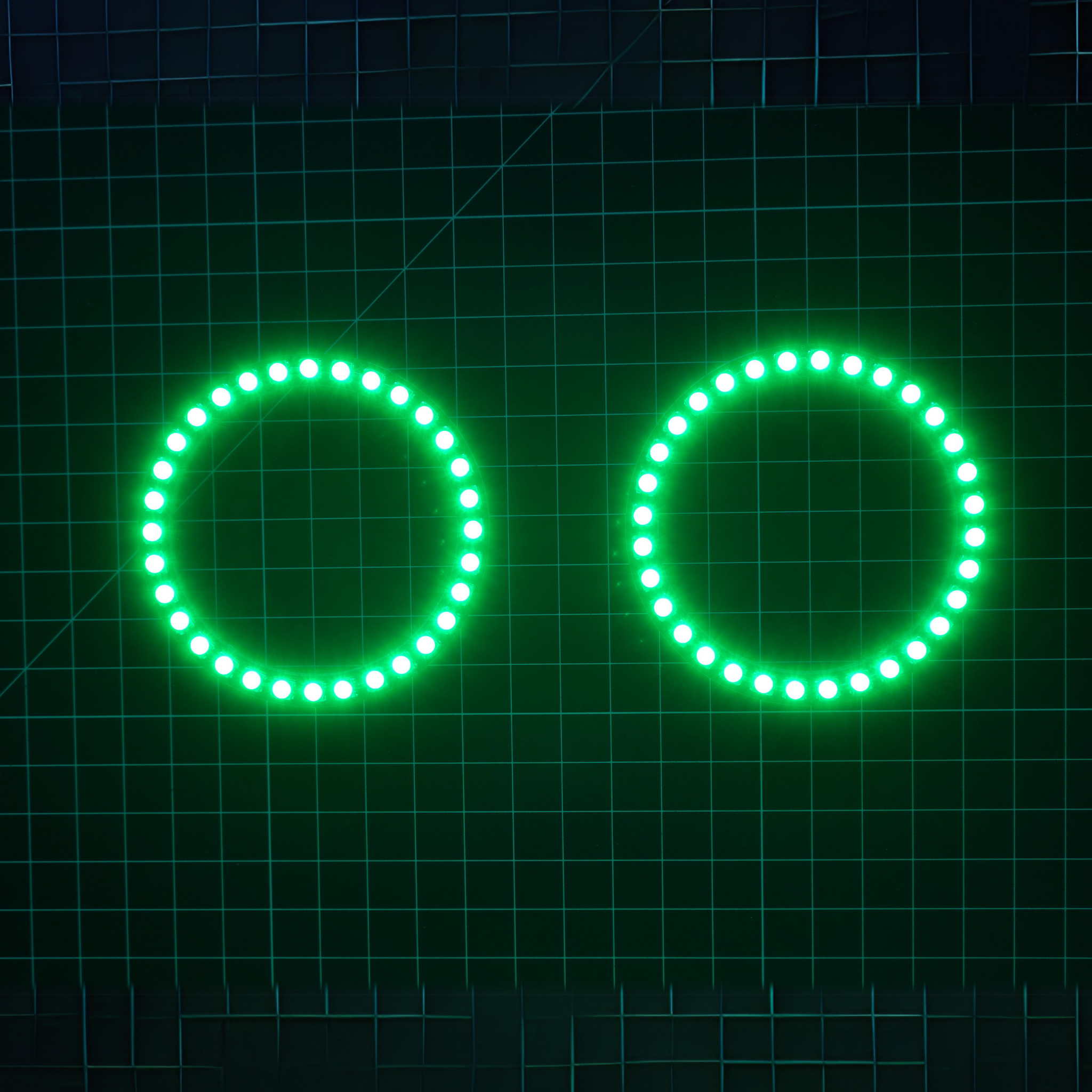 Multicolor LED Halo Rings | choose size – Custom Multicolor LED Lighting by RGB Halo Kits