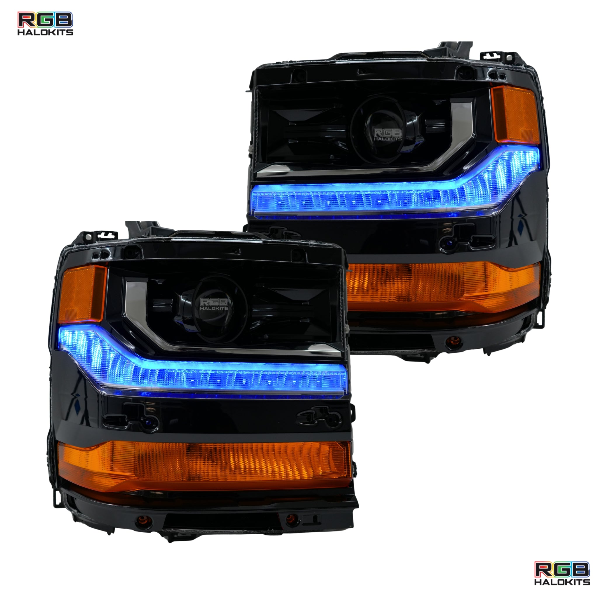 Chevrolet Silverado Multicolor Flow Serries DRL Boards (2016-2018) – Custom Multicolor LED Lighting by RGB Halo Kits