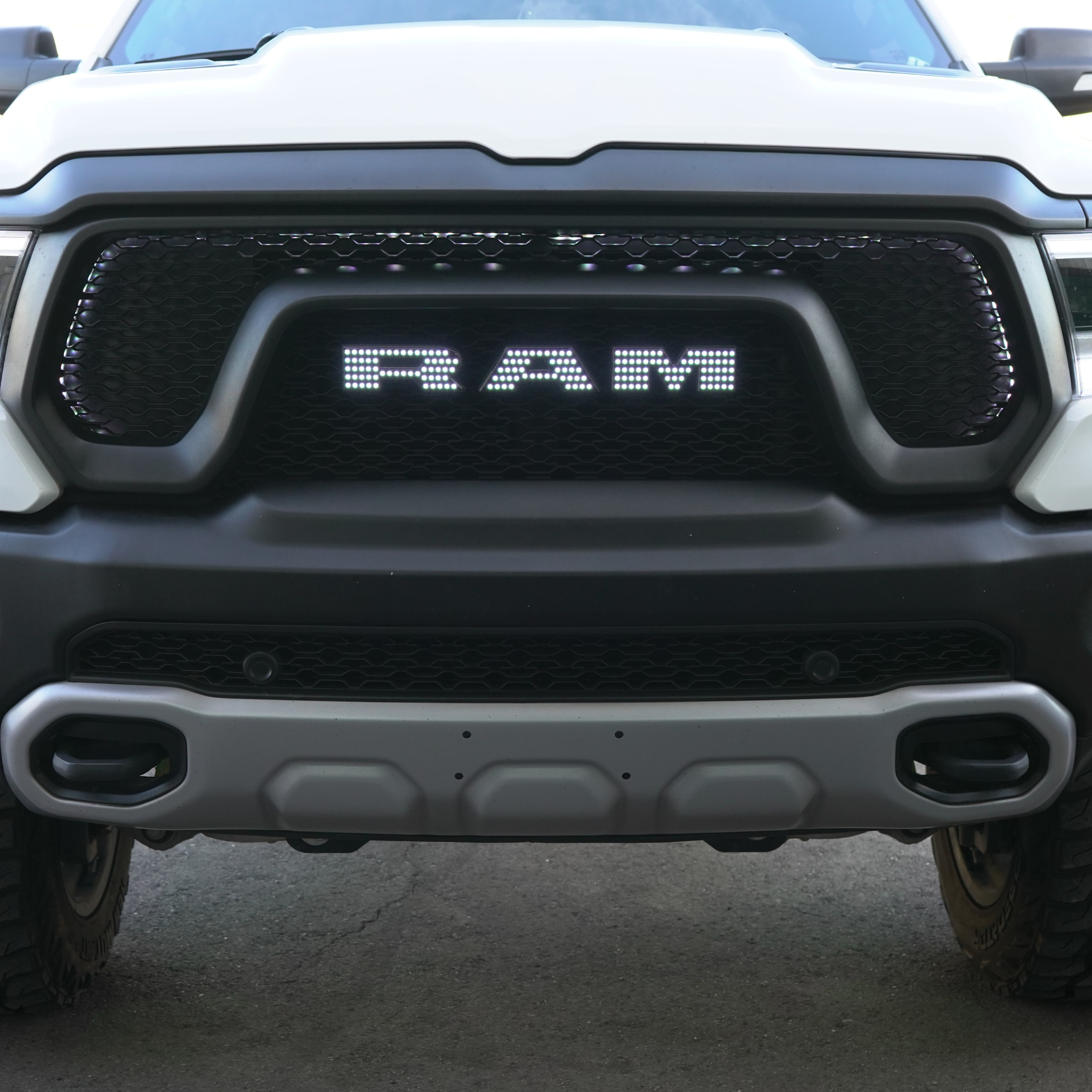 Ram LED Emblem: (Multicolor Flow) 2019-2024 – Custom Multicolor LED Lighting by RGB Halo Kits