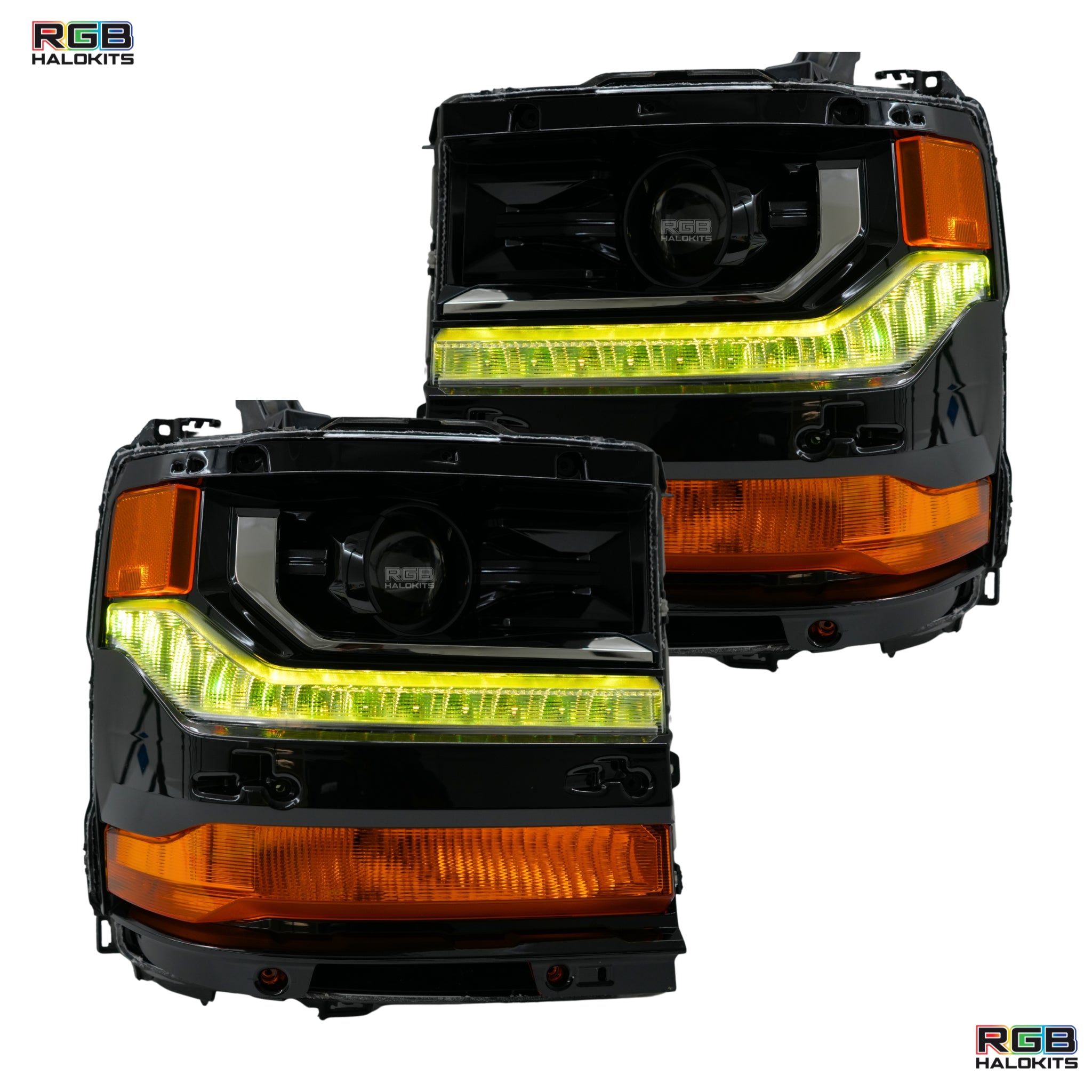Chevrolet Silverado Multicolor Flow Serries DRL Boards (2016-2018) – Custom Multicolor LED Lighting by RGB Halo Kits