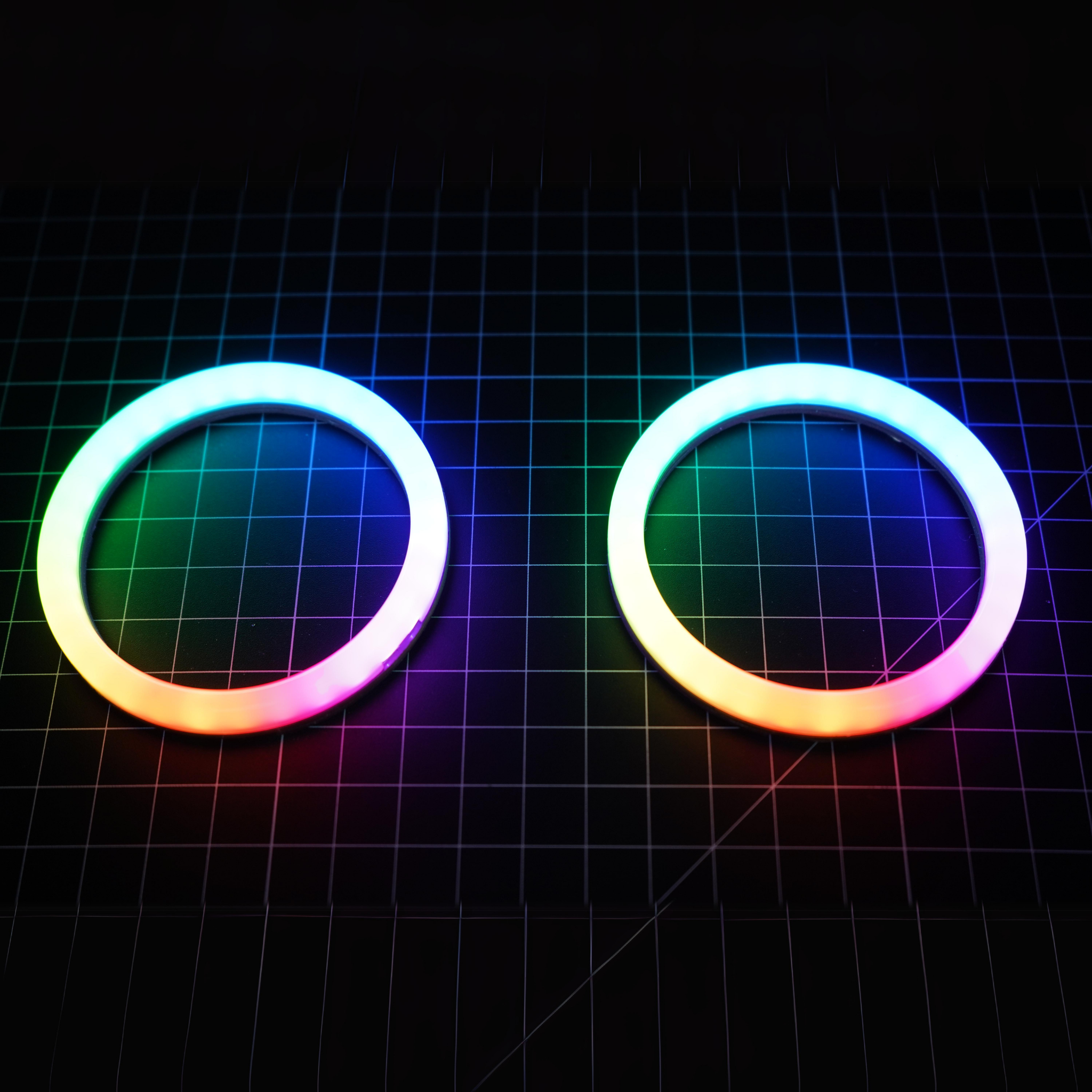 Halo Diffusers – Custom Multicolor LED Lighting by RGB Halo Kits
