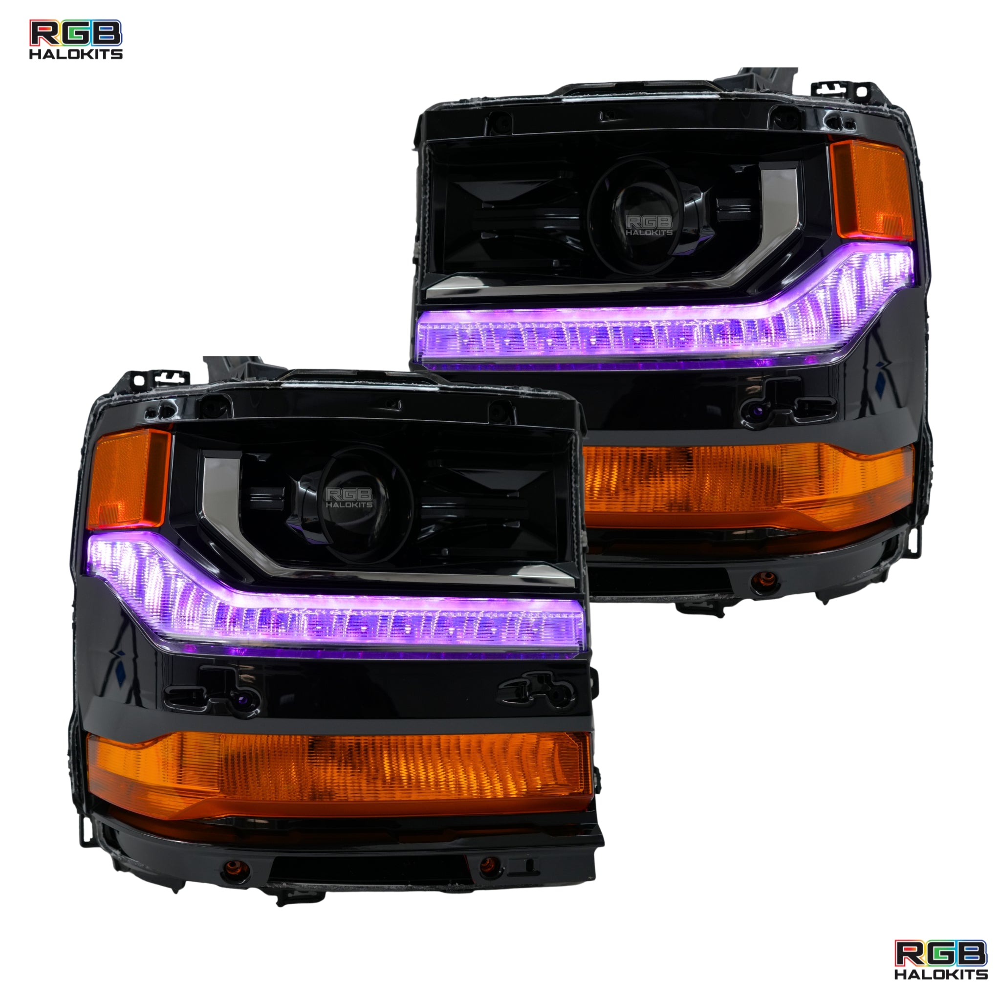 Chevrolet Silverado Multicolor Flow Serries DRL Boards (2016-2018) – Custom Multicolor LED Lighting by RGB Halo Kits