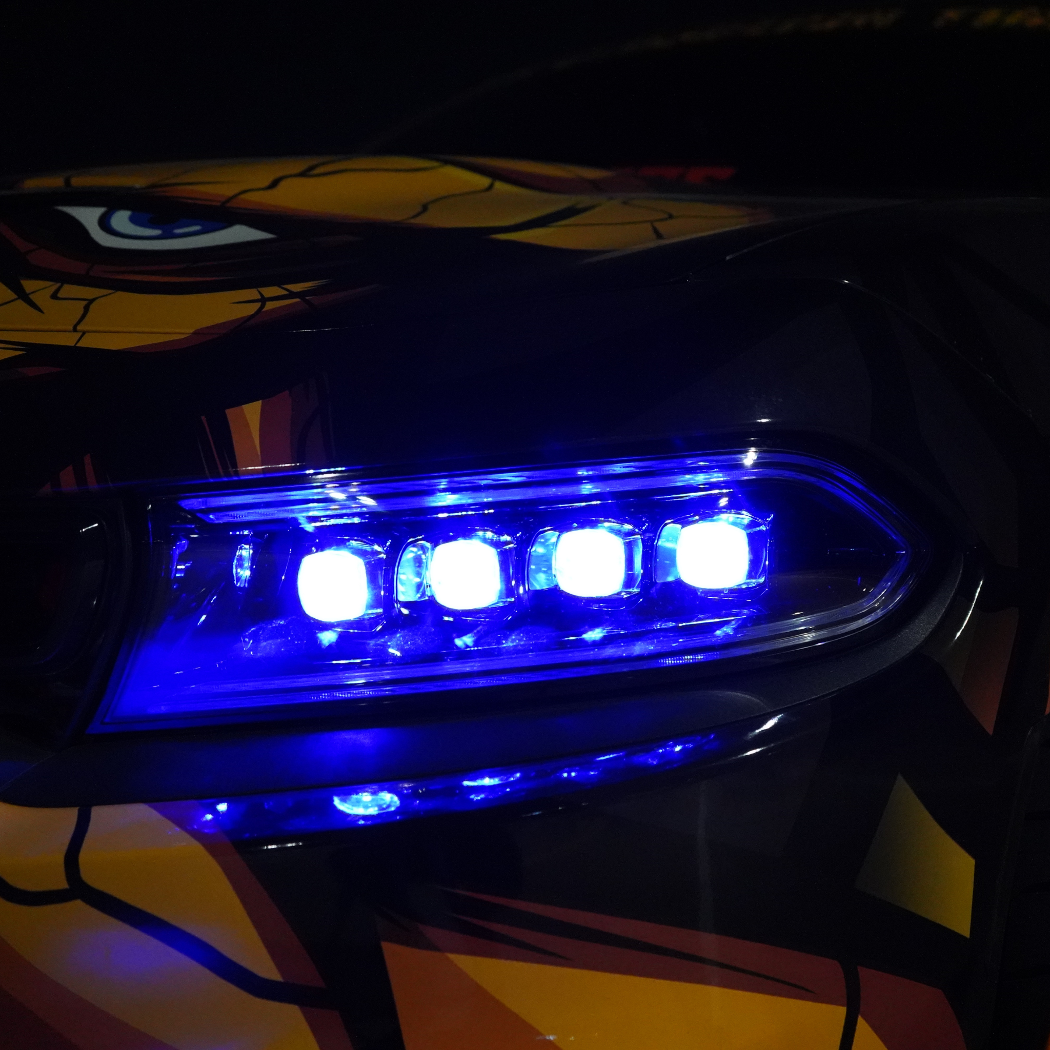 Multicolor Demon Eyes | Dual Intensity RGBW – Custom Multicolor LED Lighting by RGB Halo Kits