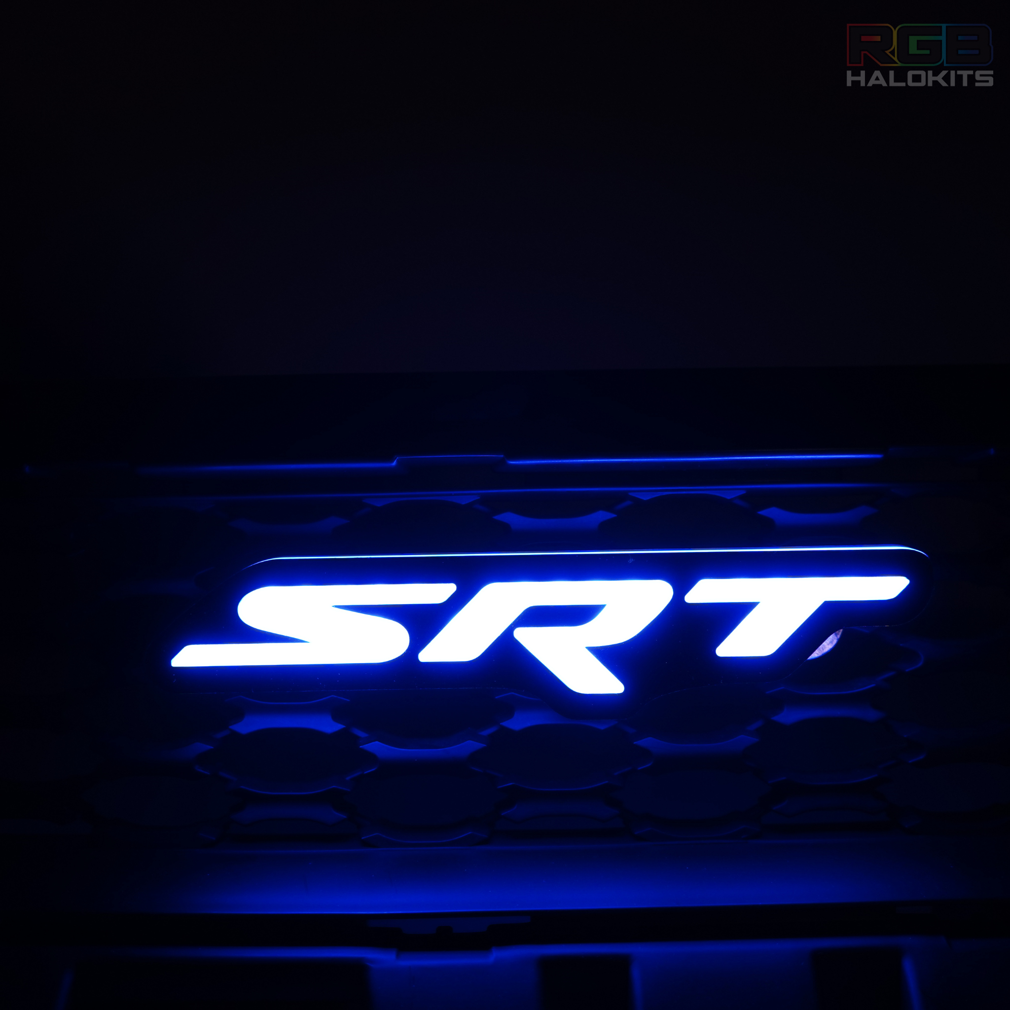 SRT LED Emblem Badge: (Multicolor) – Custom Multicolor LED Lighting by RGB Halo Kits