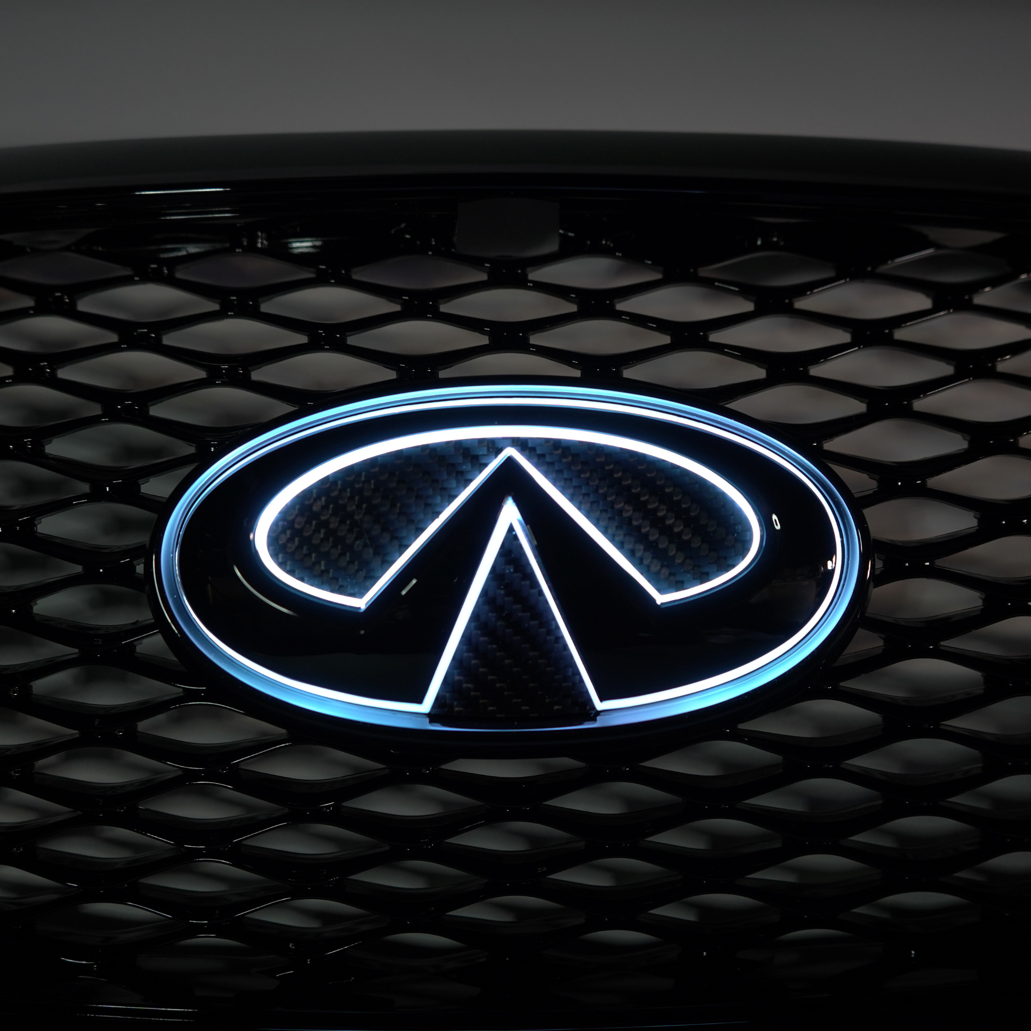 Infiniti Q50 RGB LED emblem (2014-2021) – Custom Multicolor LED Lighting by RGB Halo Kits