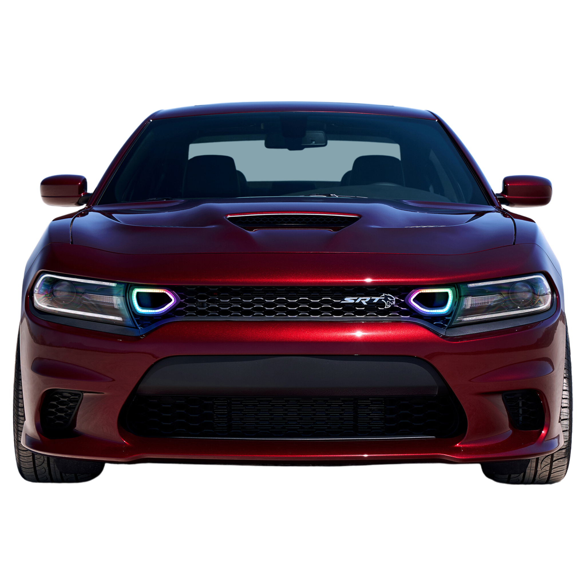Dodge Charger Snorkel Air Intake Multicolor Halo Kit (2019-2023) – Custom Multicolor LED Lighting by RGB Halo Kits