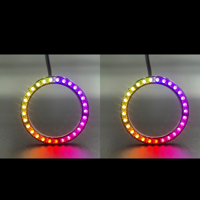 Jeep Grand Cherokee Multicolor Halo Kit (1993-1998) – Custom Multicolor LED Lighting by RGB Halo Kits