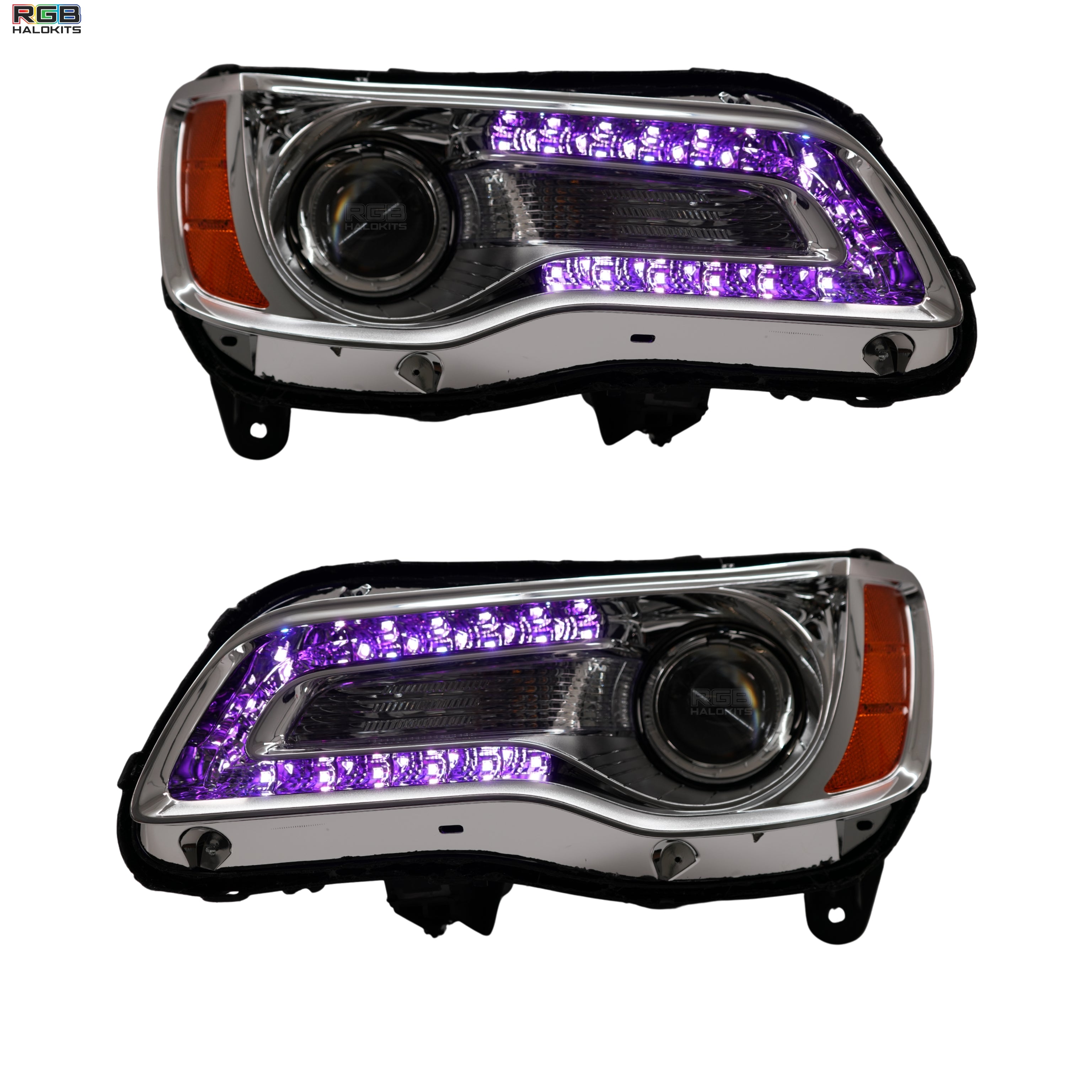 Chrysler 300 Multicolor Flow DRL Boards (2011-2023) – Custom Multicolor LED Lighting by RGB Halo Kits