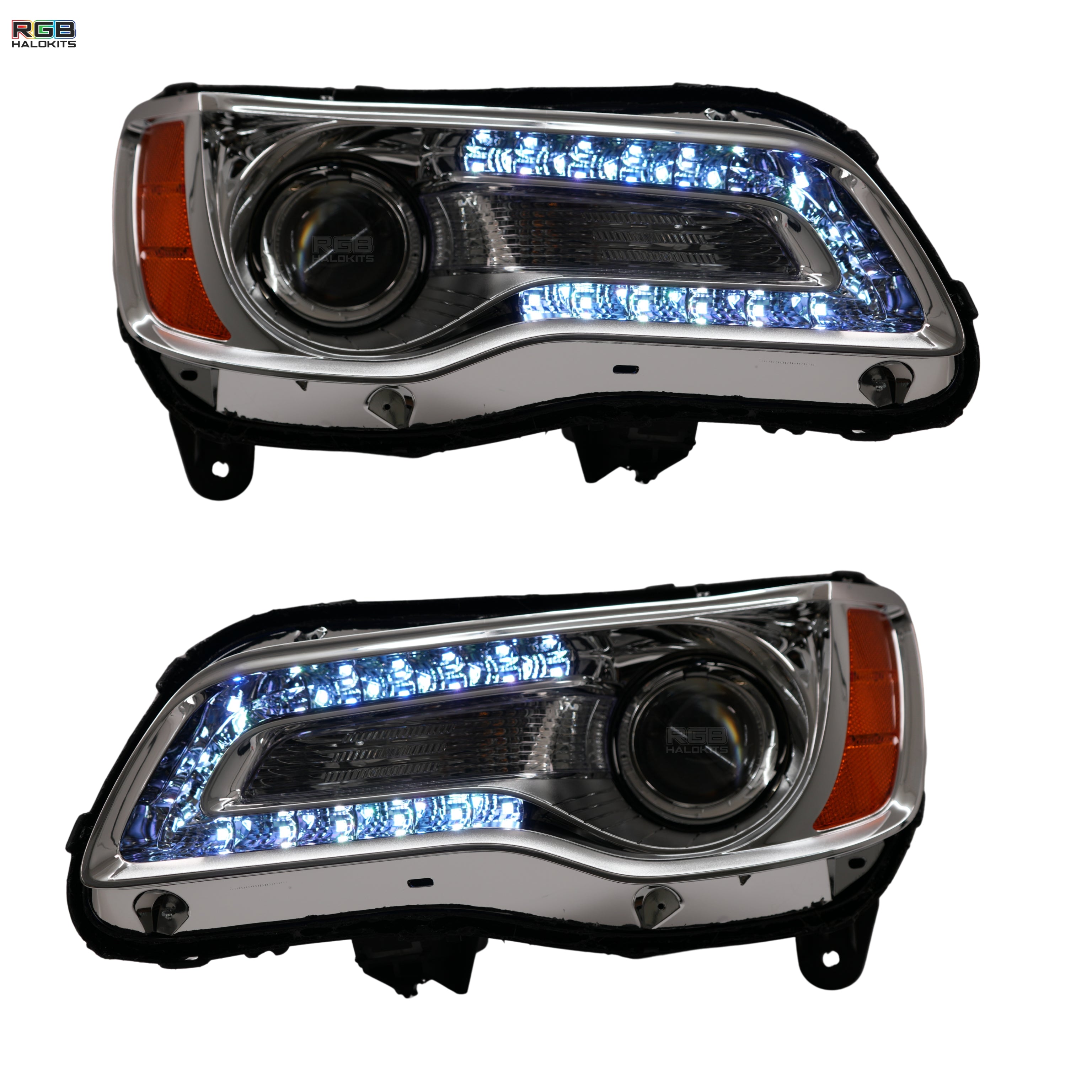 Chrysler 300 Multicolor Flow DRL Boards (2011-2023) – Custom Multicolor LED Lighting by RGB Halo Kits