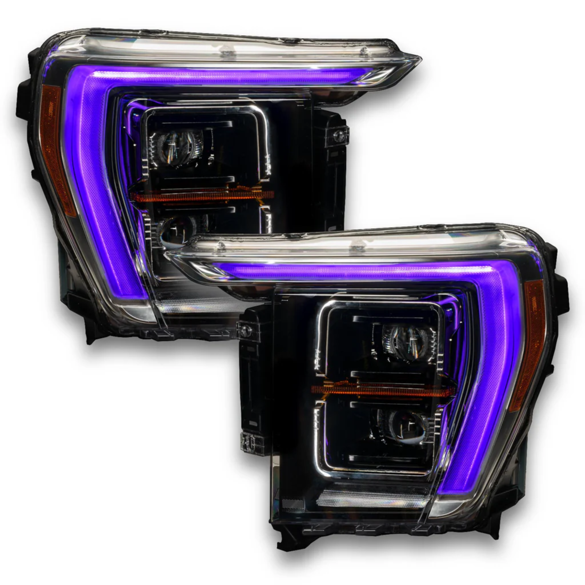 Ford F150 RGBW DRL Boards (2021-2023) – Custom Multicolor LED Lighting by RGB Halo Kits