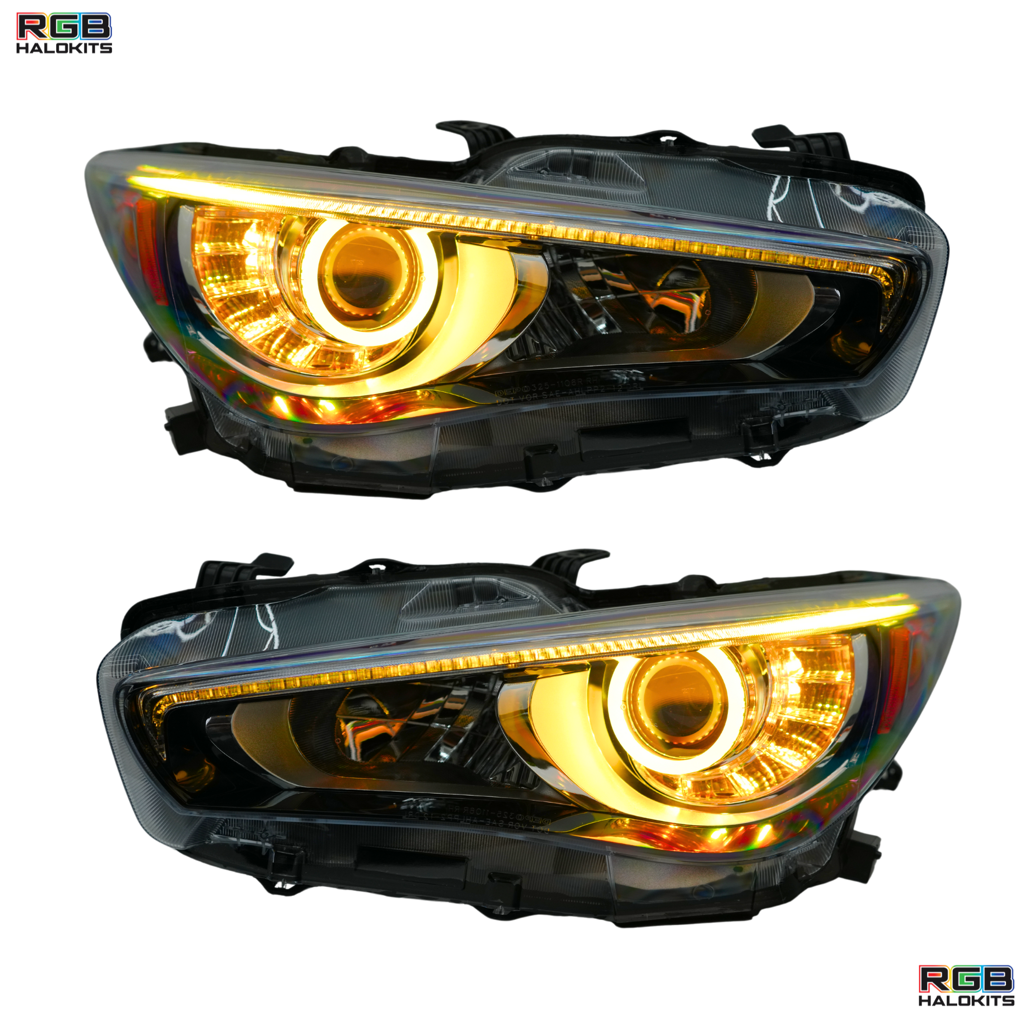 Infiniti Q50 Multicolor DRL Boards (2014-2024) – Custom Multicolor LED Lighting by RGB Halo Kits