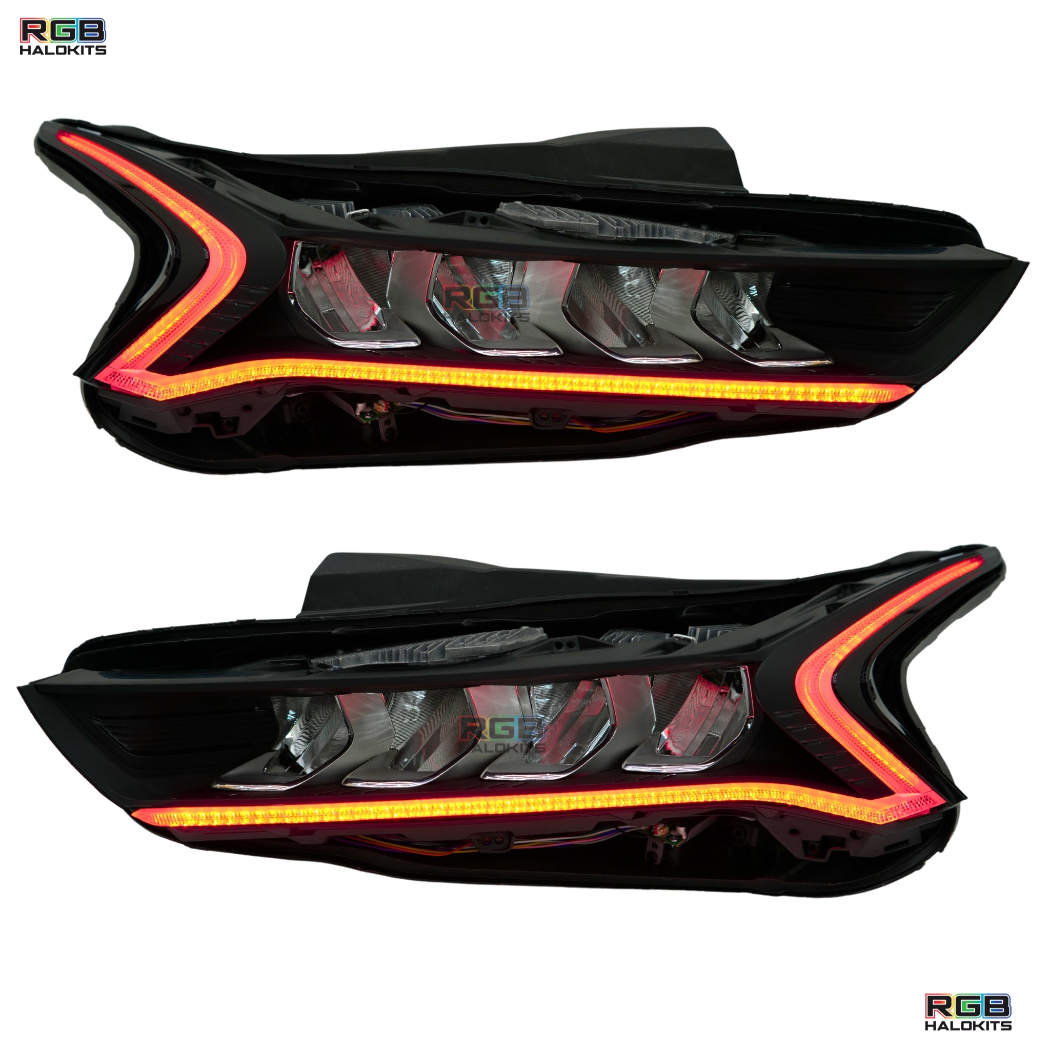 Kia K5: Multicolor Flow Series LED Headlights (2021-2024) – Custom Multicolor LED Lighting by RGB Halo Kits