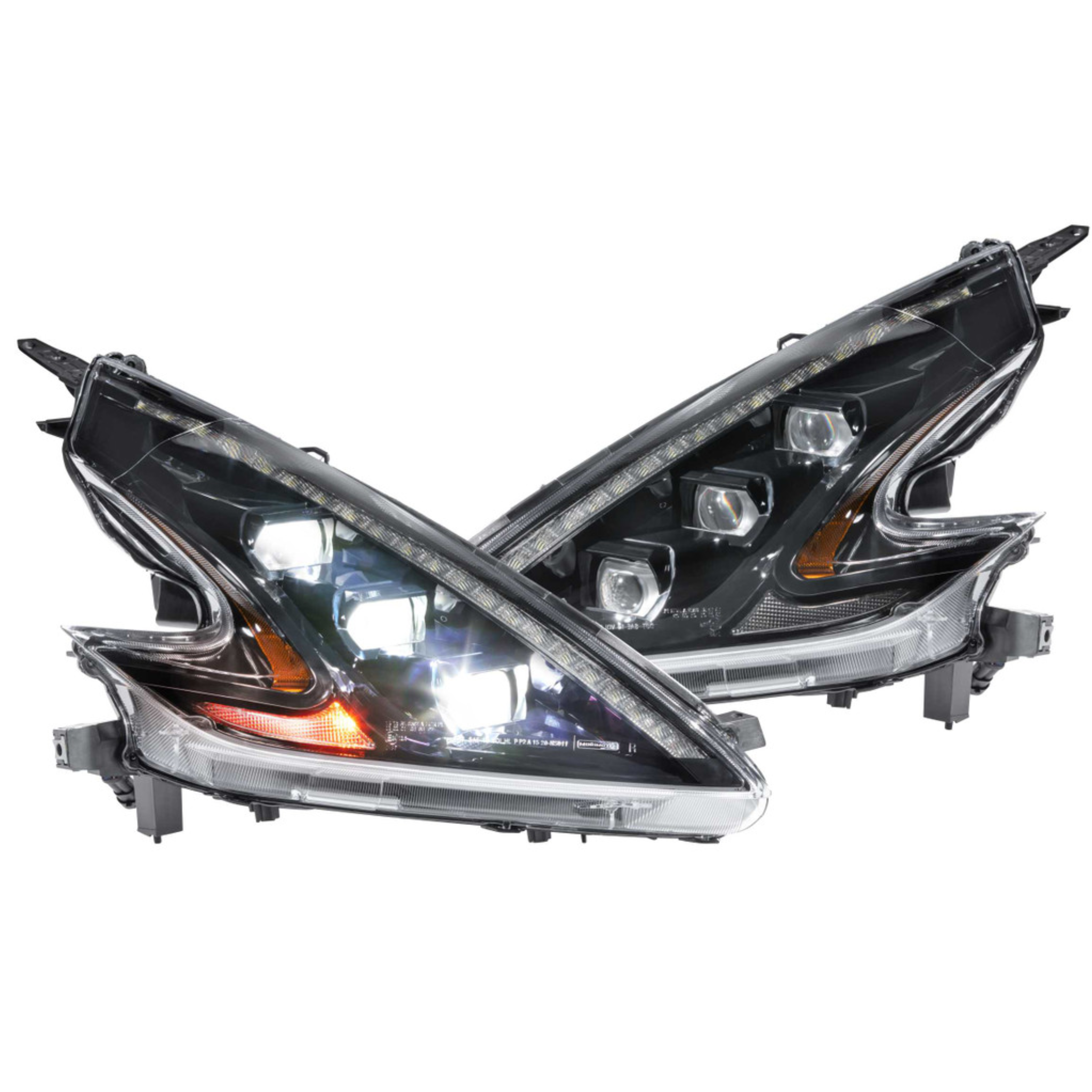 Nissan 370Z: Multicolor Flow Series Headlights (2009-2021) | XB Morimoto – Custom Multicolor LED Lighting by RGB Halo Kits