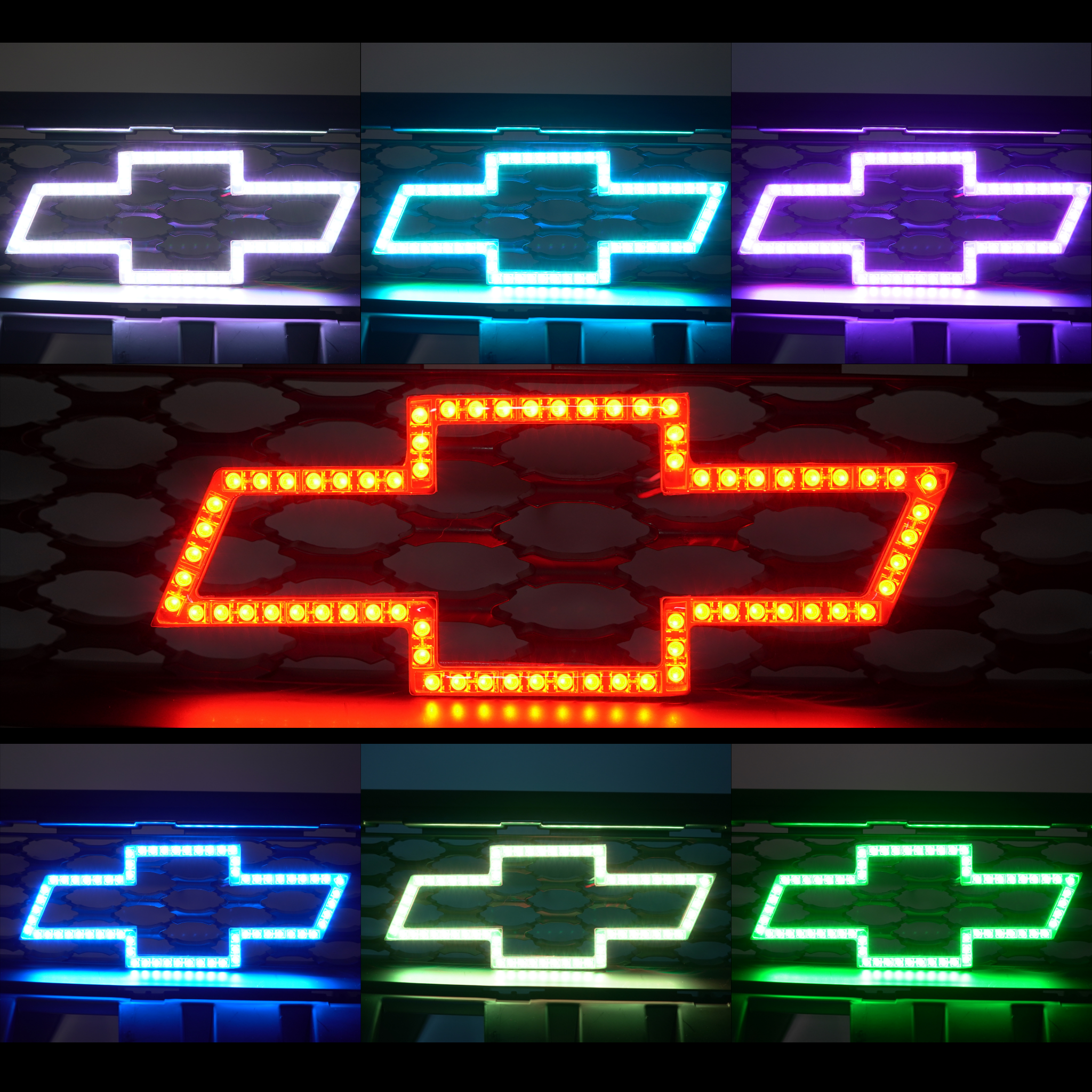 Chevrolet LED Emblem (Multicolor) 2007-2023 – Custom Multicolor LED Lighting by RGB Halo Kits