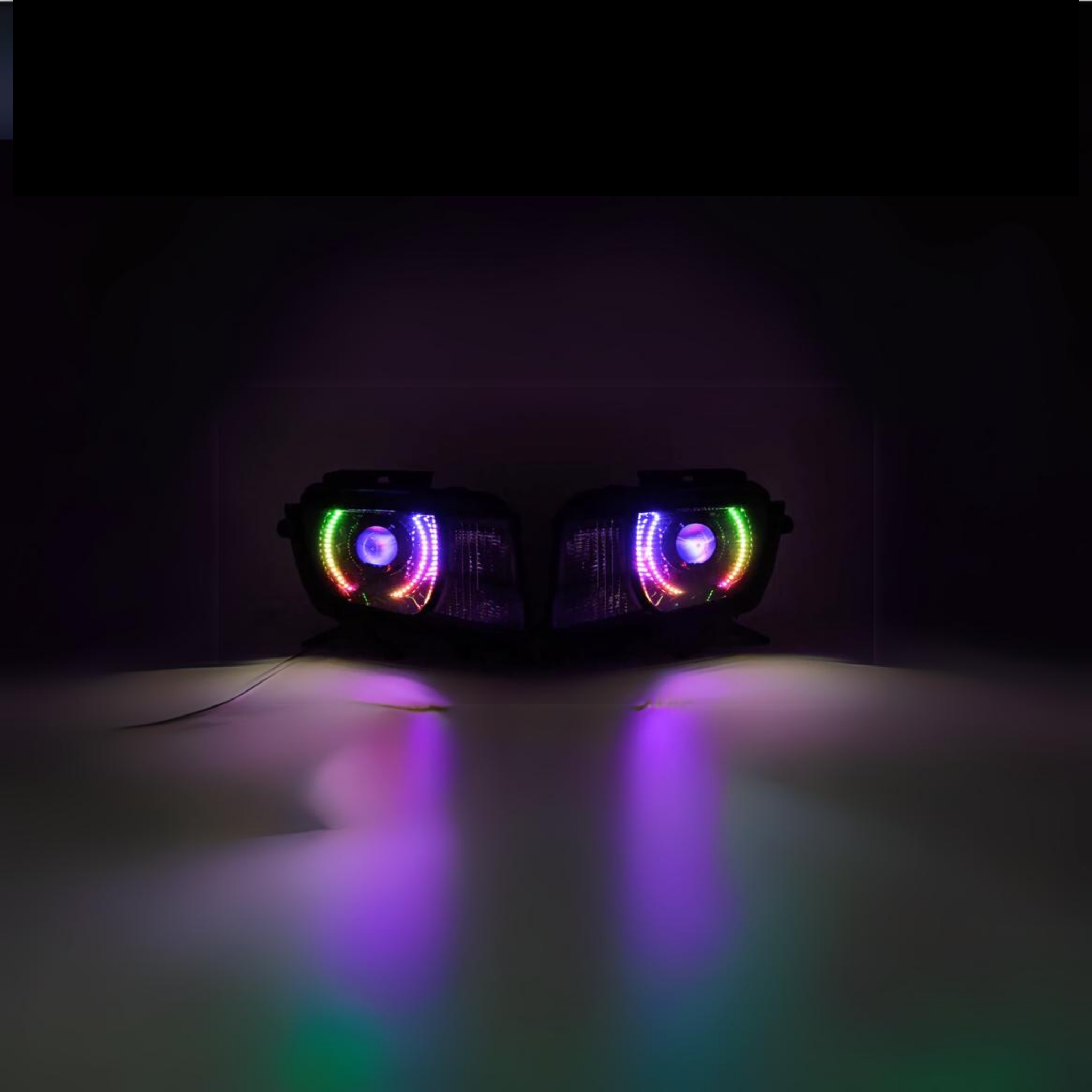 Chevrolet Camaro Headlight Multicolor Halo Kit (2010-2013) – Custom Multicolor LED Lighting by RGB Halo Kits
