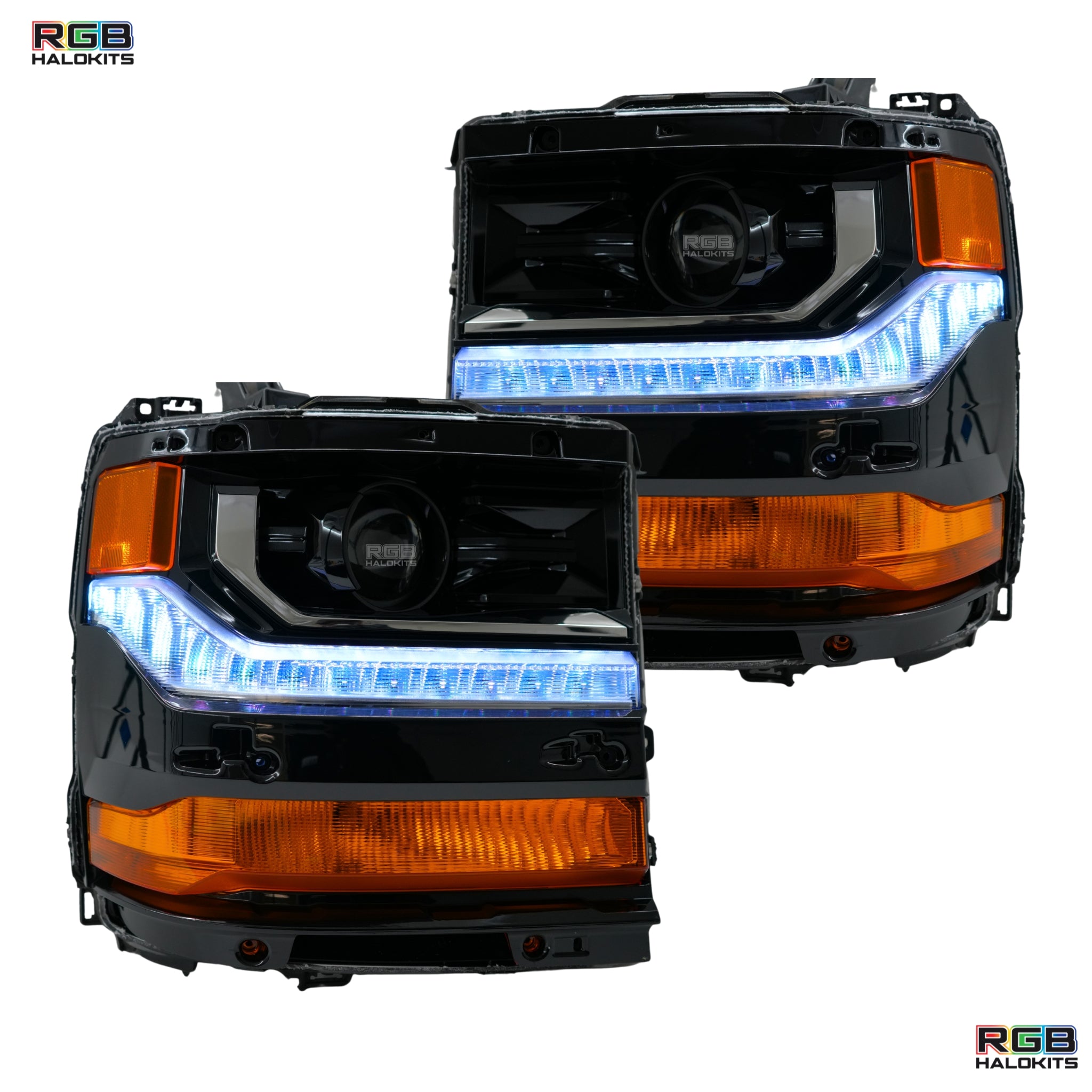Chevrolet Silverado Multicolor Flow Serries DRL Boards (2016-2018) – Custom Multicolor LED Lighting by RGB Halo Kits
