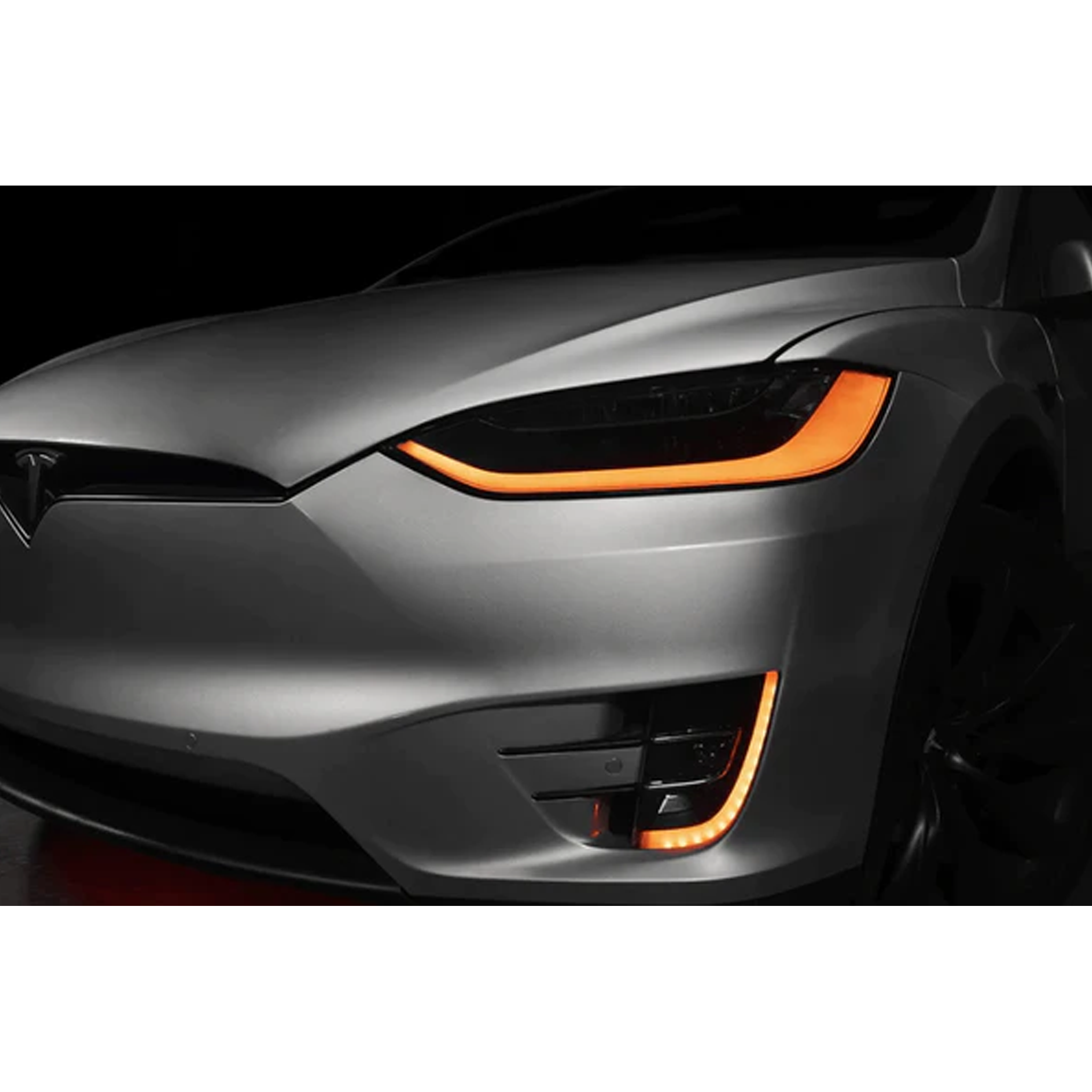 Tesla Model X DRL Boards (Multicolor Flow) 2016-2021 – Custom Multicolor LED Lighting by RGB Halo Kits