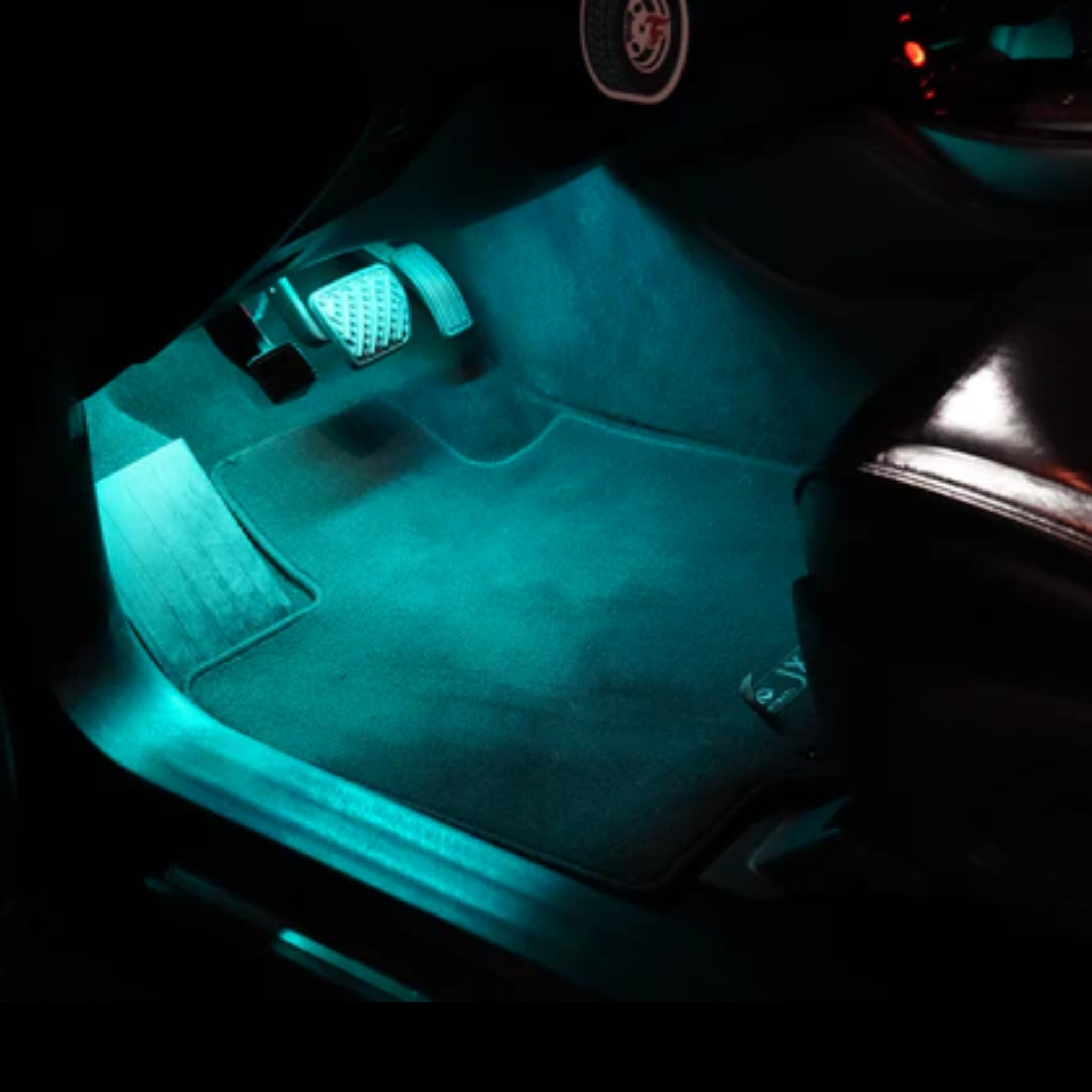 Interior Footwell Ambient Lighting Kit | Front + Rear Coverage – Custom Multicolor LED Lighting by RGB Halo Kits