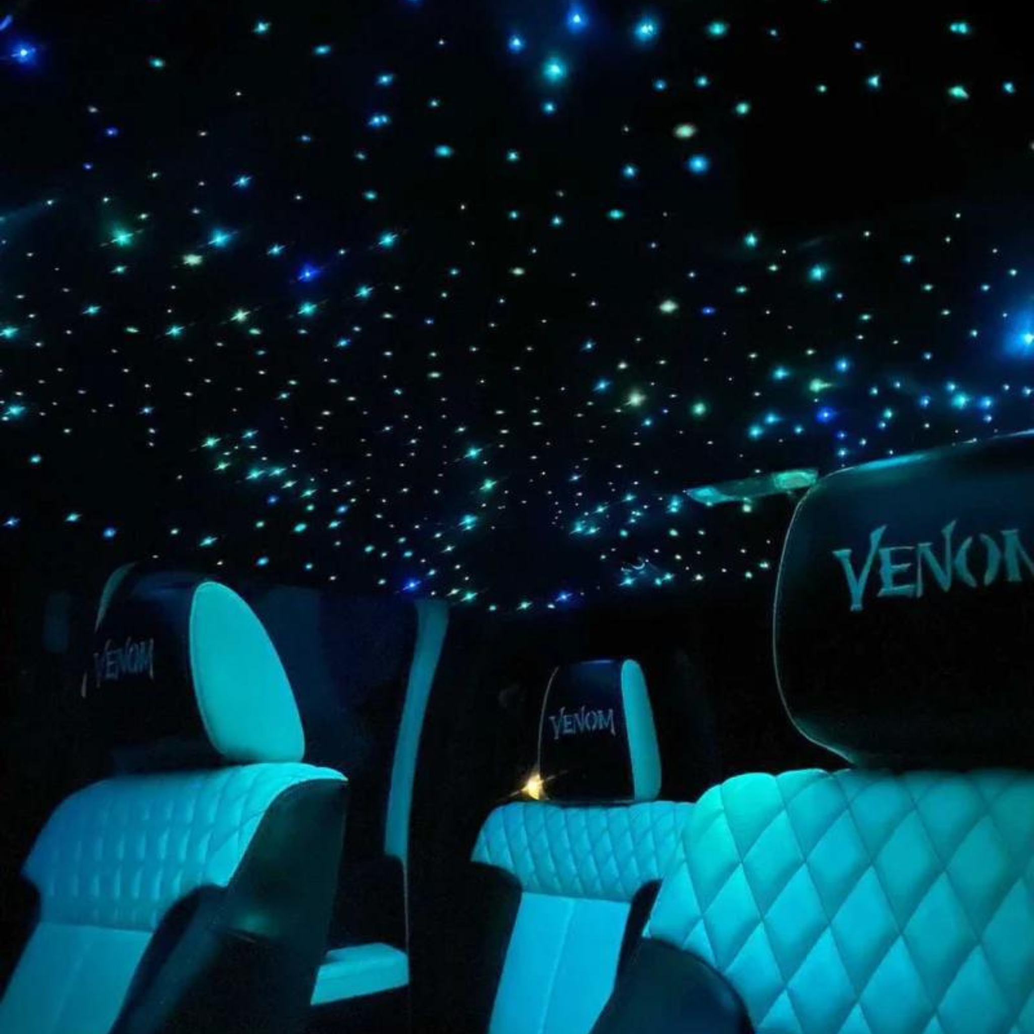 RGBW Multicolor Star Light Headliner Kit | Twinkle Effect | 650 pcs – Custom Multicolor LED Lighting by RGB Halo Kits